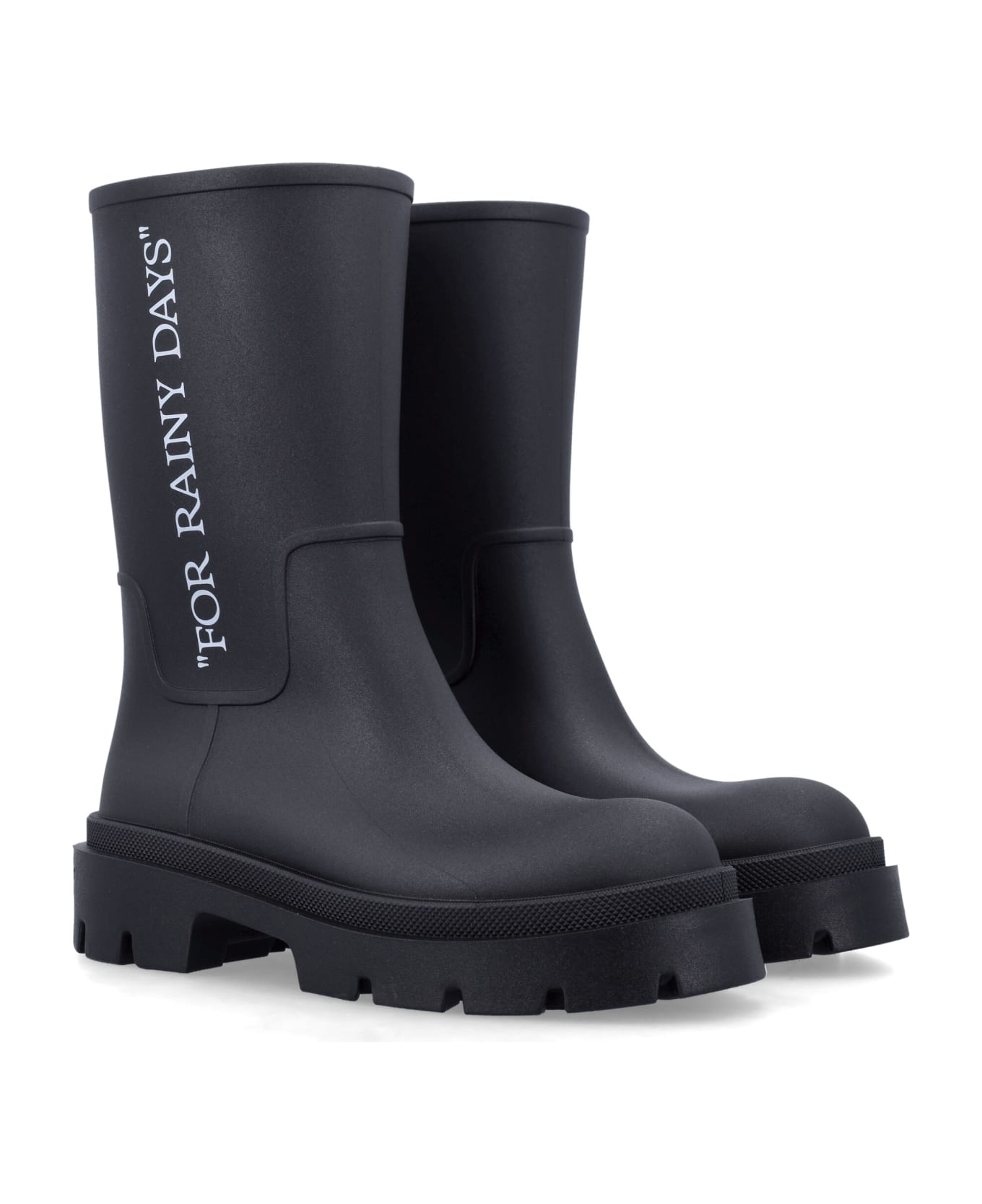 Off-White 'rainy Days' Re-boots - BLACK