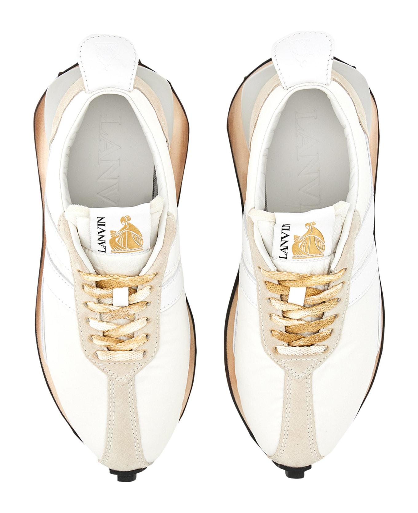 Lanvin Nylon Bumpr Sneaker - Optic White スニーカー