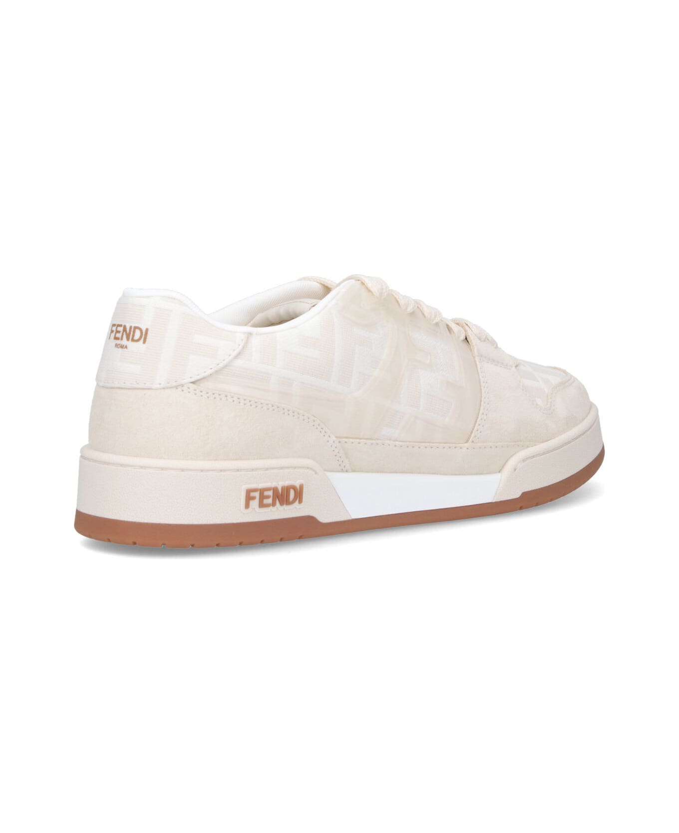 Fendi "match" Low-top Sneakers - White