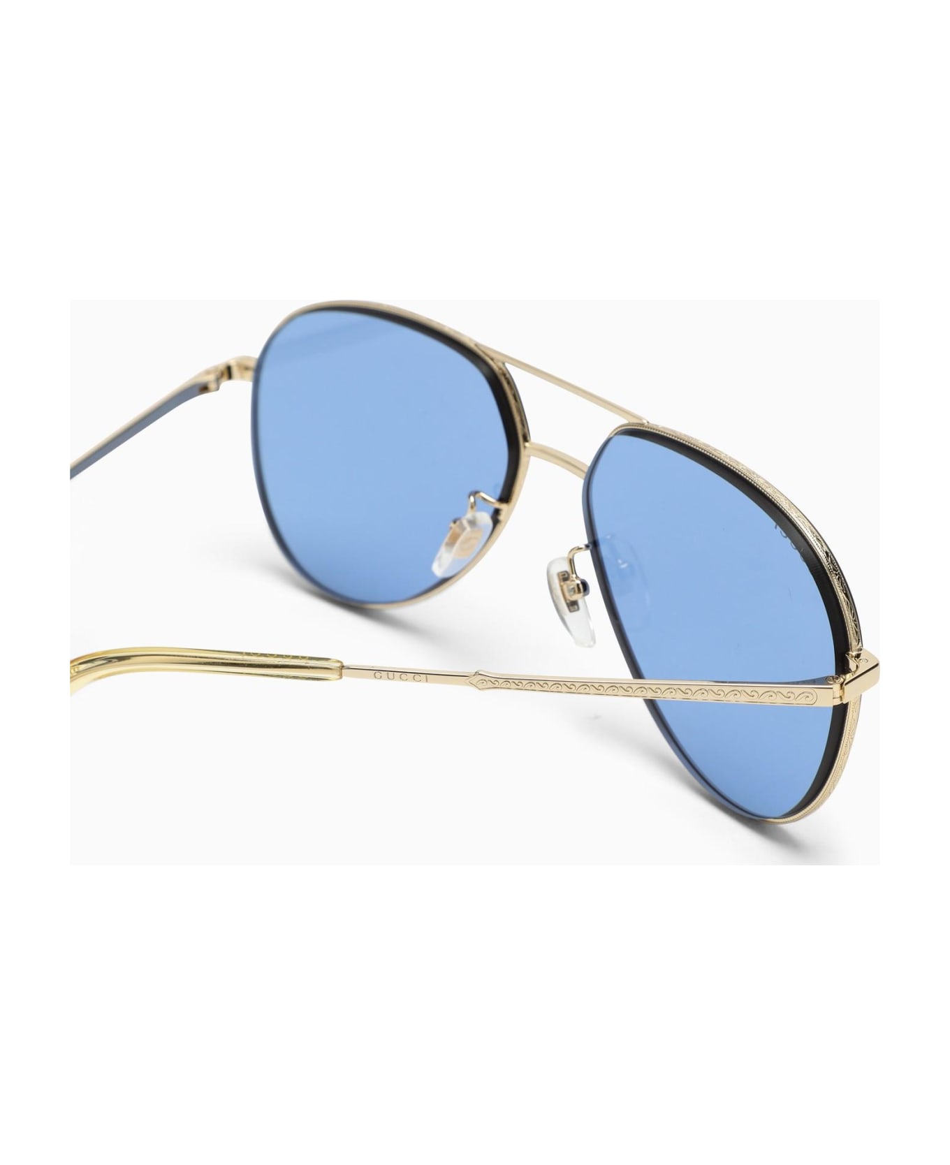 Gucci Eyewear Aviator Blue Sunglasses