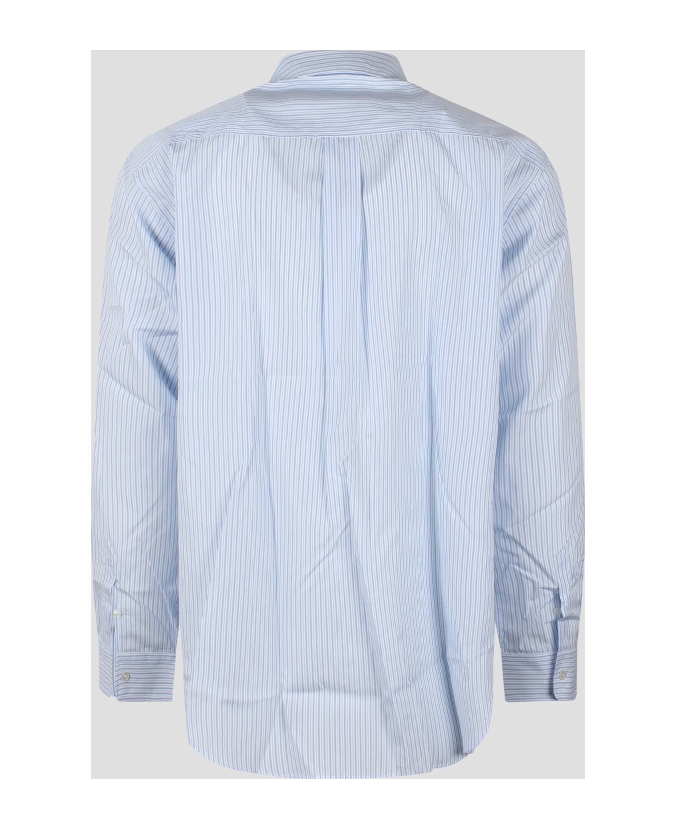 Dior Striped Cotton Poplin Shirt - Blue