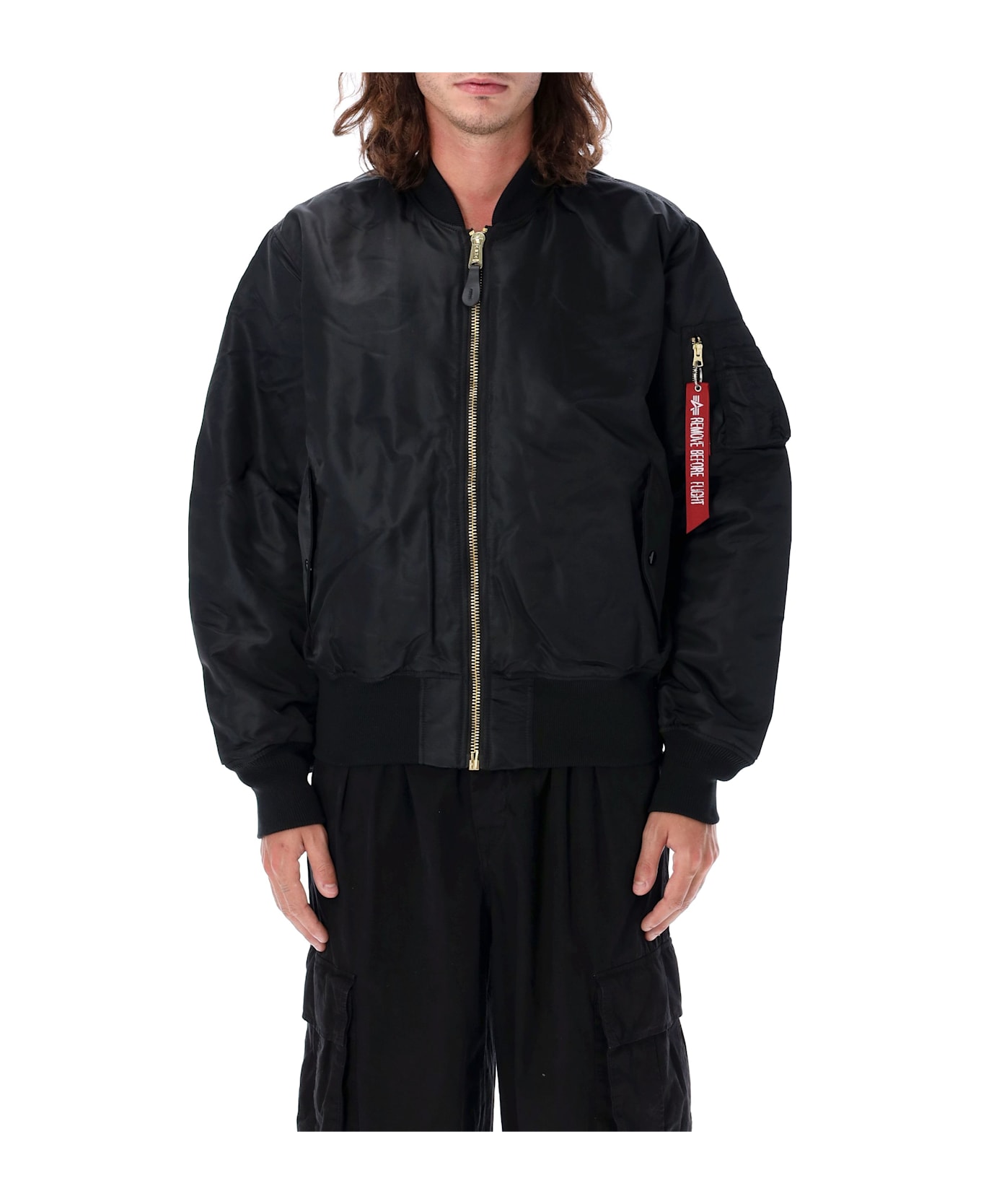 Alpha Industries Ma-1 Bomber Jacket - BLACK