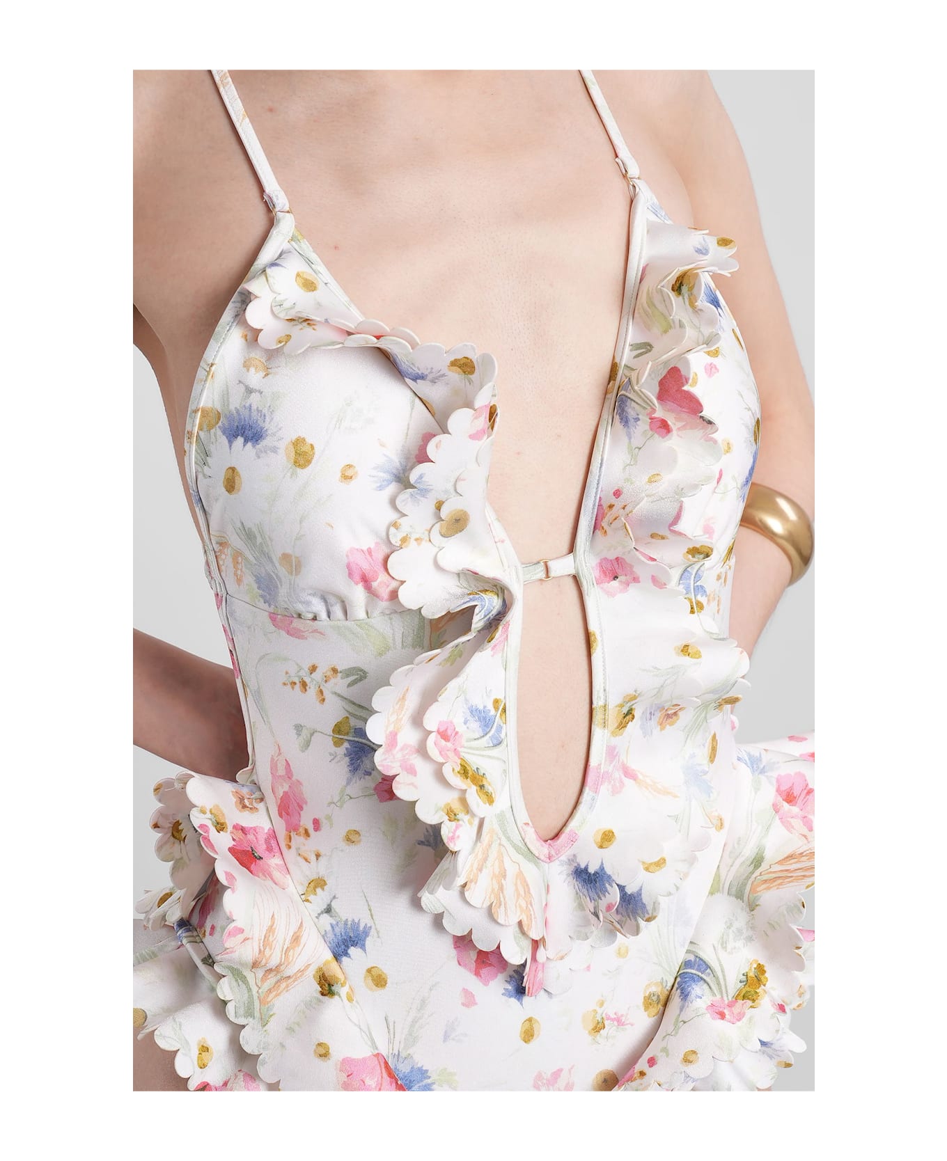 Zimmermann Beachwear In White Polyamide - white