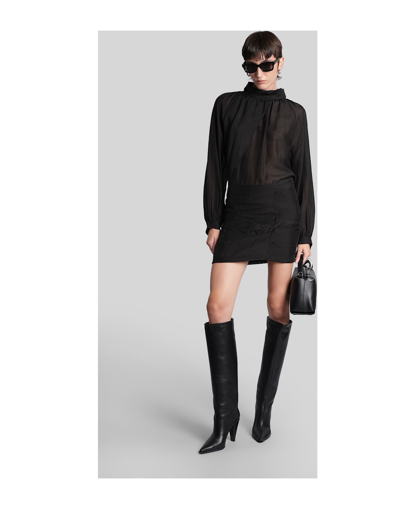 IRO Naela Skirt In Black Polyester - black