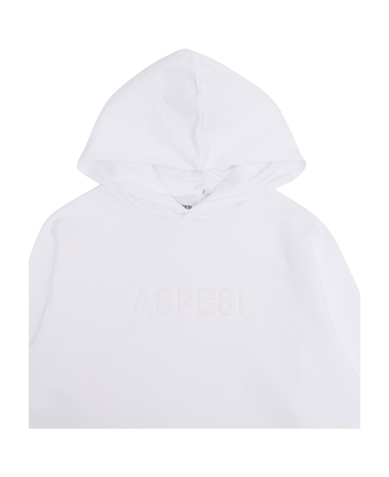 Aspesi Basic Sports Sweatshirt - WHITE ニットウェア＆スウェットシャツ