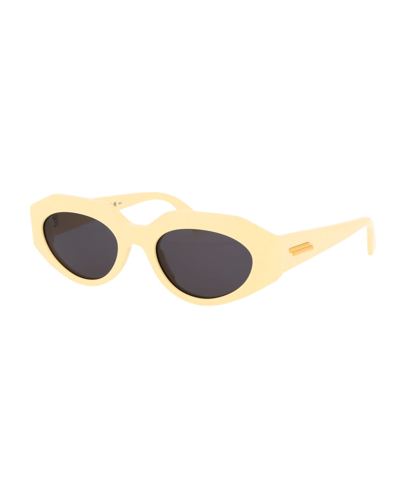 Bottega Veneta Eyewear Bv1031s Sunglasses - 006 YELLOW YELLOW GREY