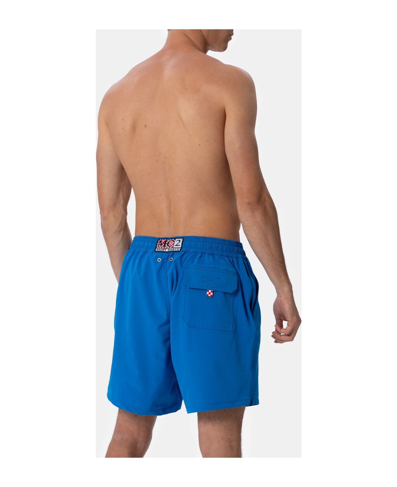 MC2 Saint Barth Bluette Classic Stretch Comfort Swim Shorts - SKY