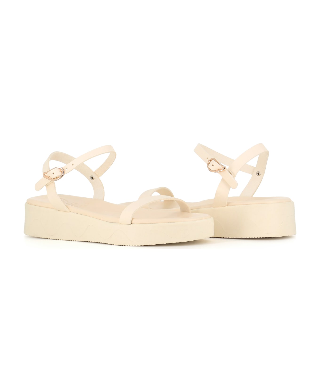 Ancient Greek Sandals Sandal Irida - White