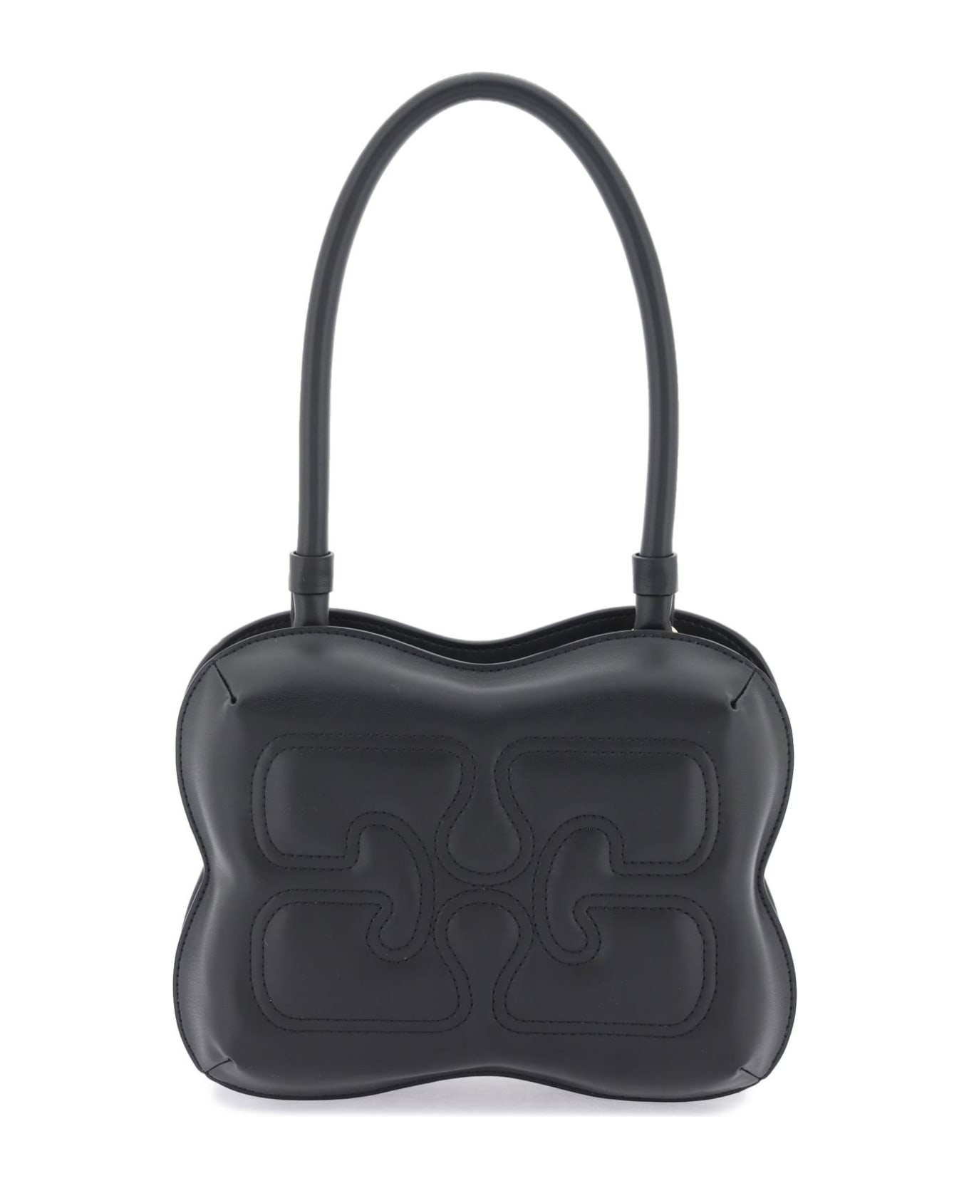 Ganni Butterfly Handbag - BLACK (Black) トートバッグ