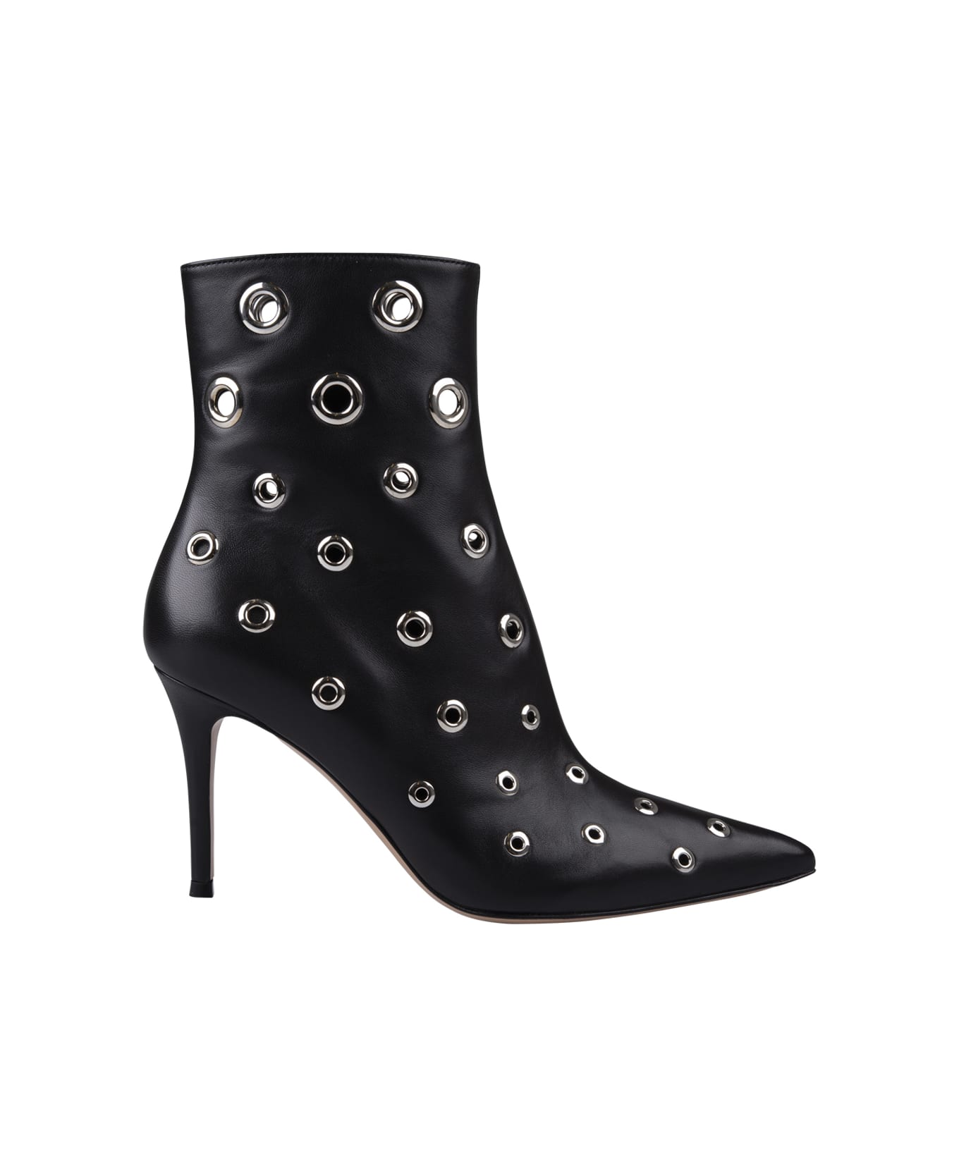 Gianvito Rossi Lydia Bootie 85 Ankle Boots In Black - Black ブーツ