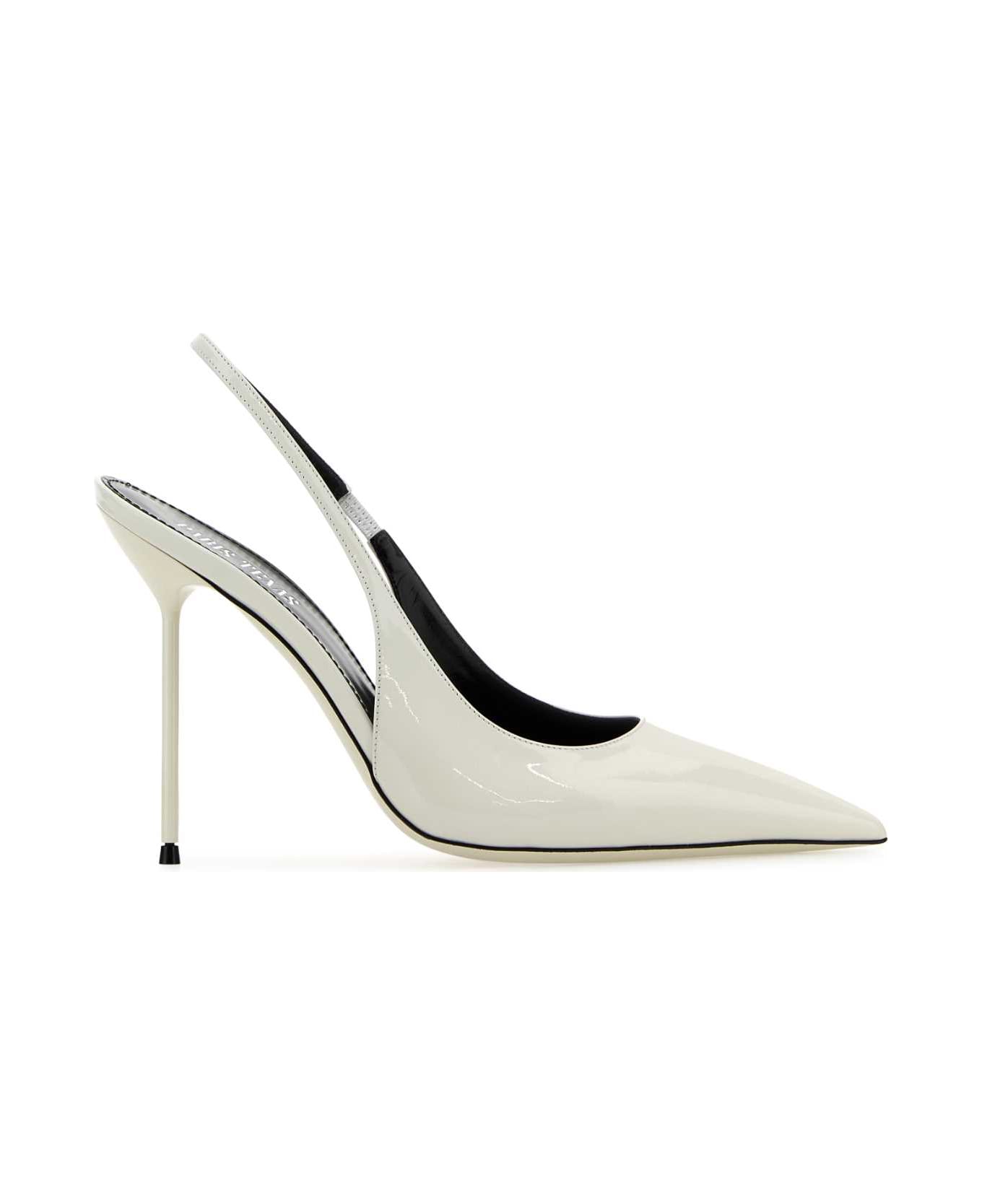 Paris Texas White Leather Lidia Pumps - WHITE