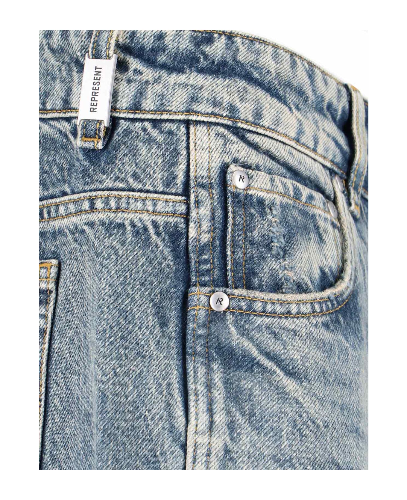 REPRESENT Straight Jeans - Light Blue