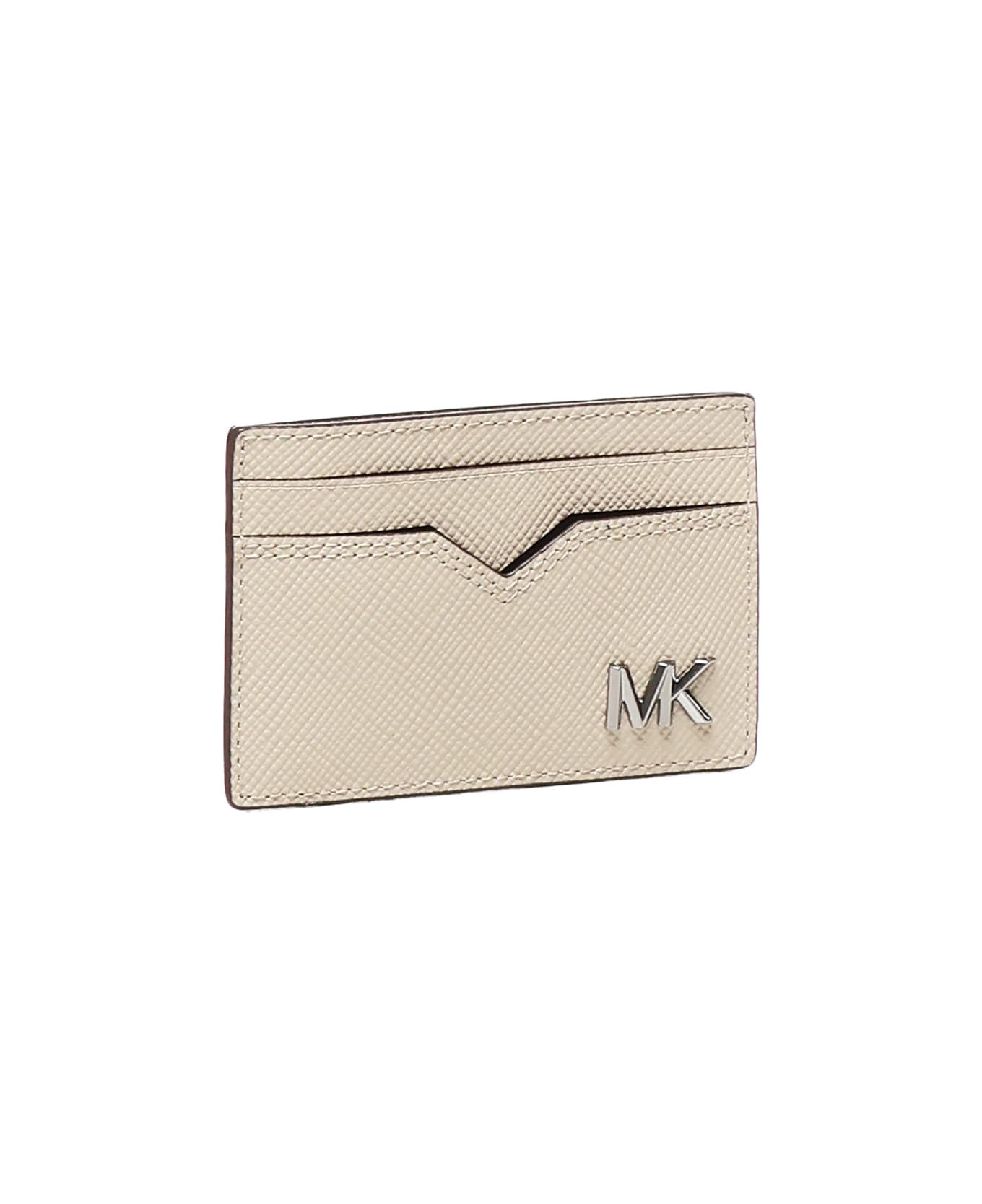 MICHAEL Michael Kors Edison Saffiano Leather Card Holder - Light sand