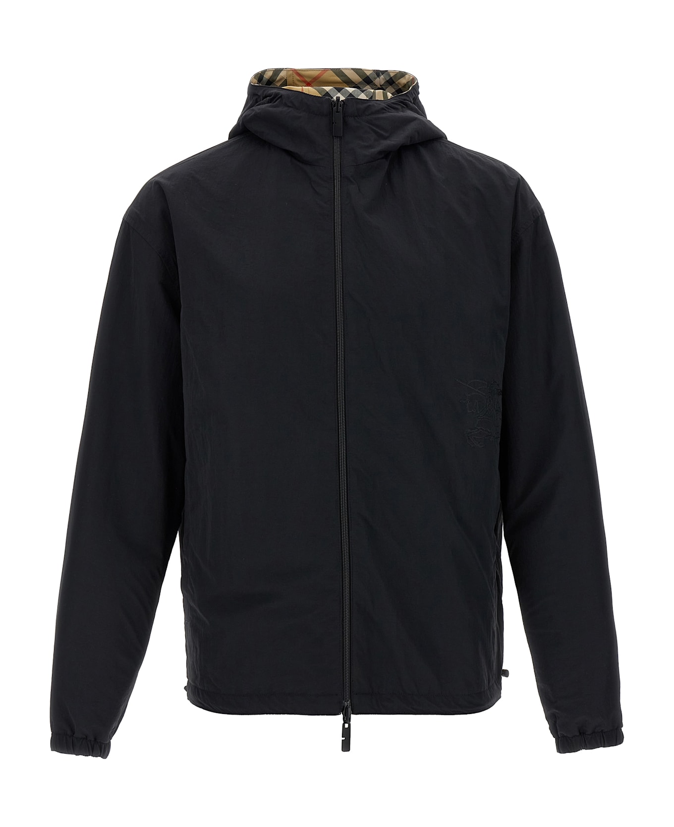 Burberry Check Waterproof Jacket - Beige