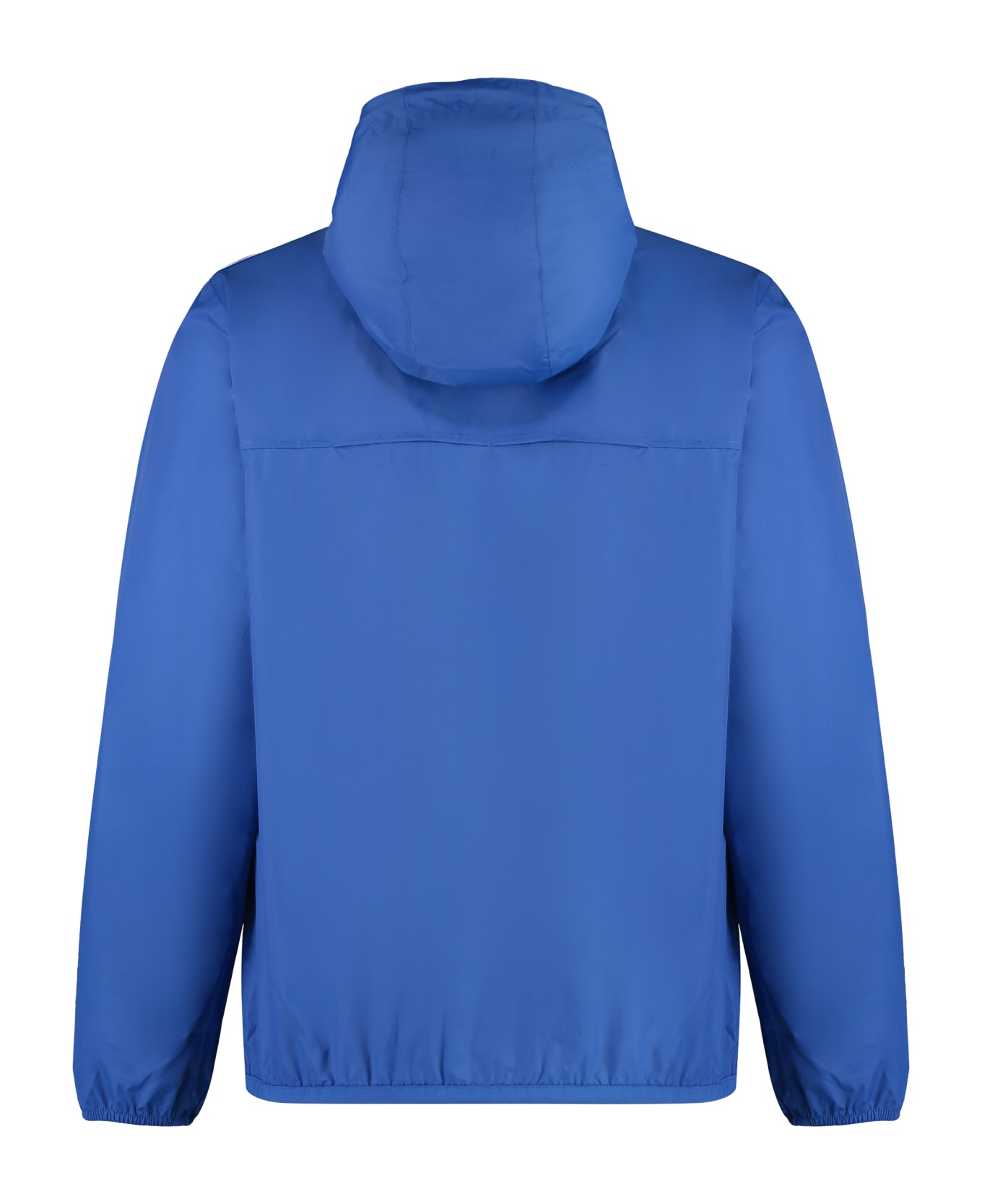 K-Way Claude Hooded Nylon Jacket - blue