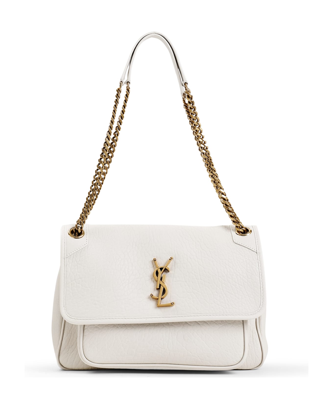 Saint Laurent Niki M Shoulder Bag - Crema Soft