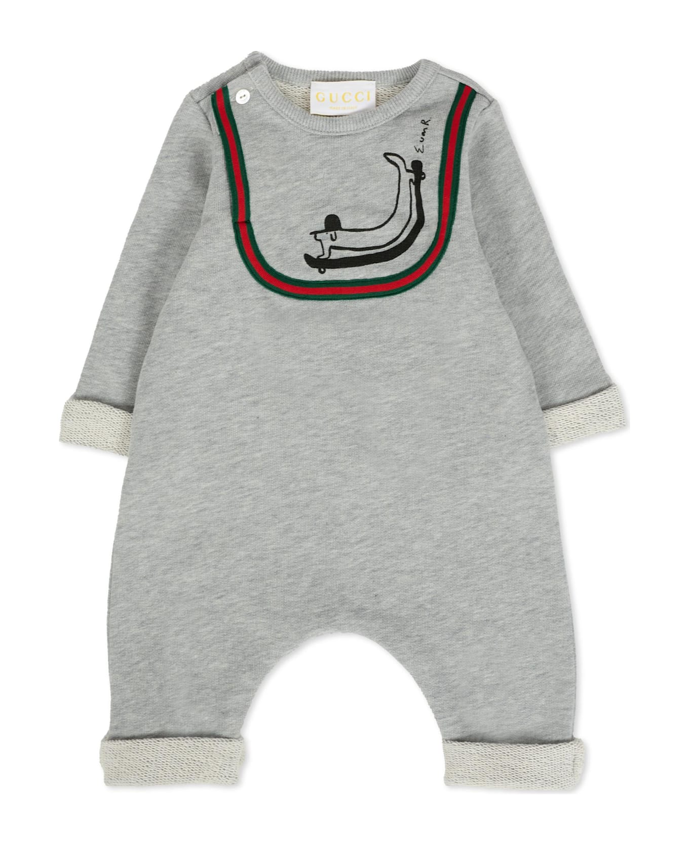 Gucci Grey Set For Babykids With Dog - Grey