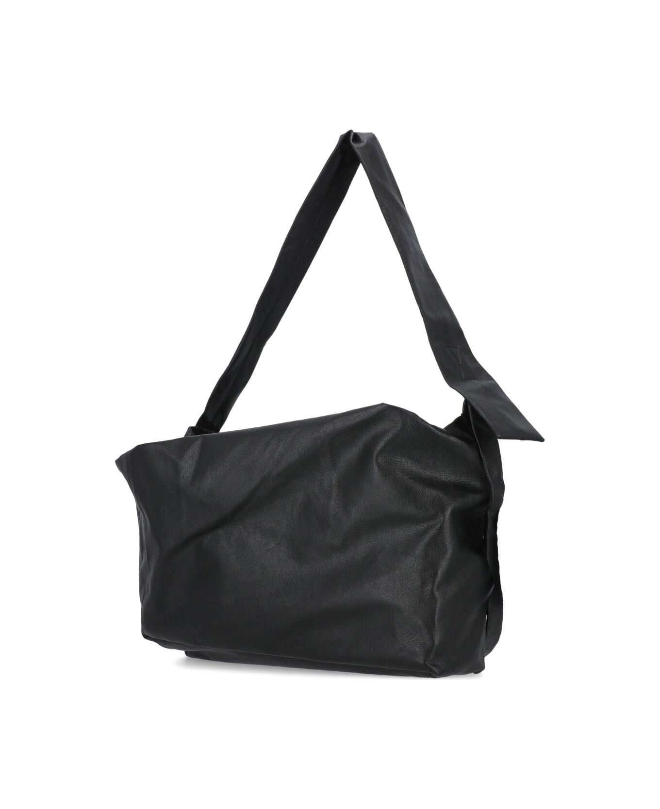 Discord Yohji Yamamoto Leather Shoulder Bag - Black ショルダーバッグ