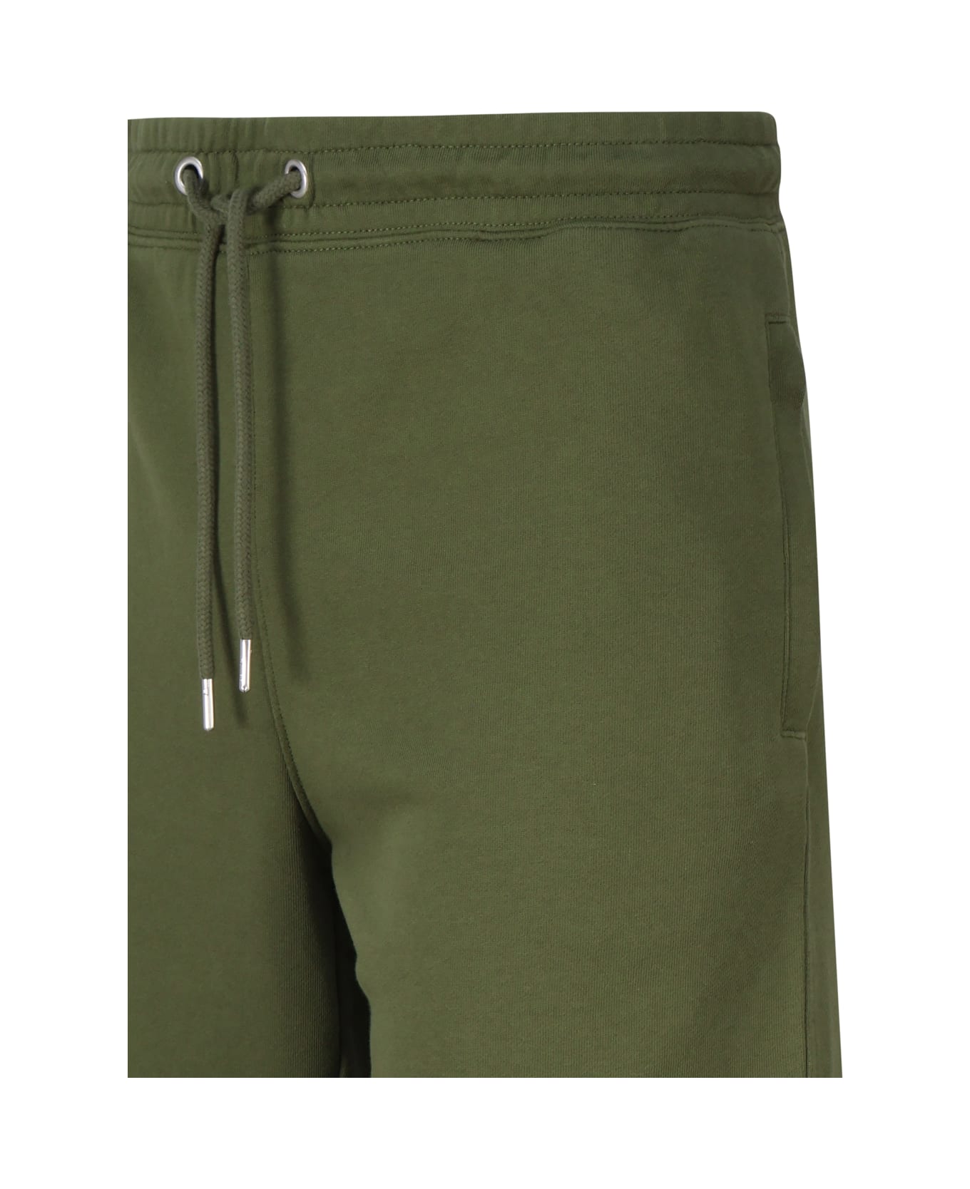 Sun 68 Bermuda Sweatpants - Military green ショートパンツ