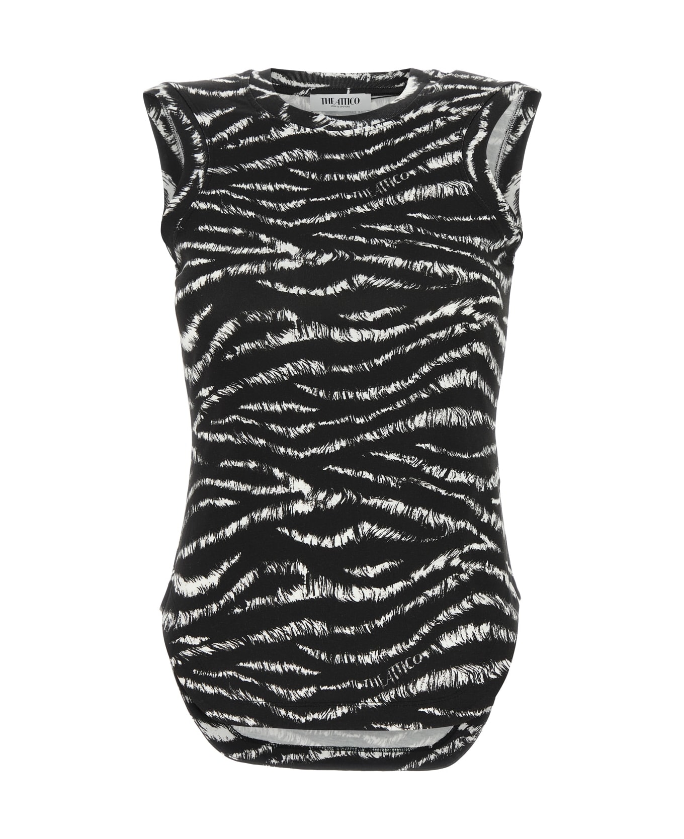 The Attico Tank Top - BLACKWHITE