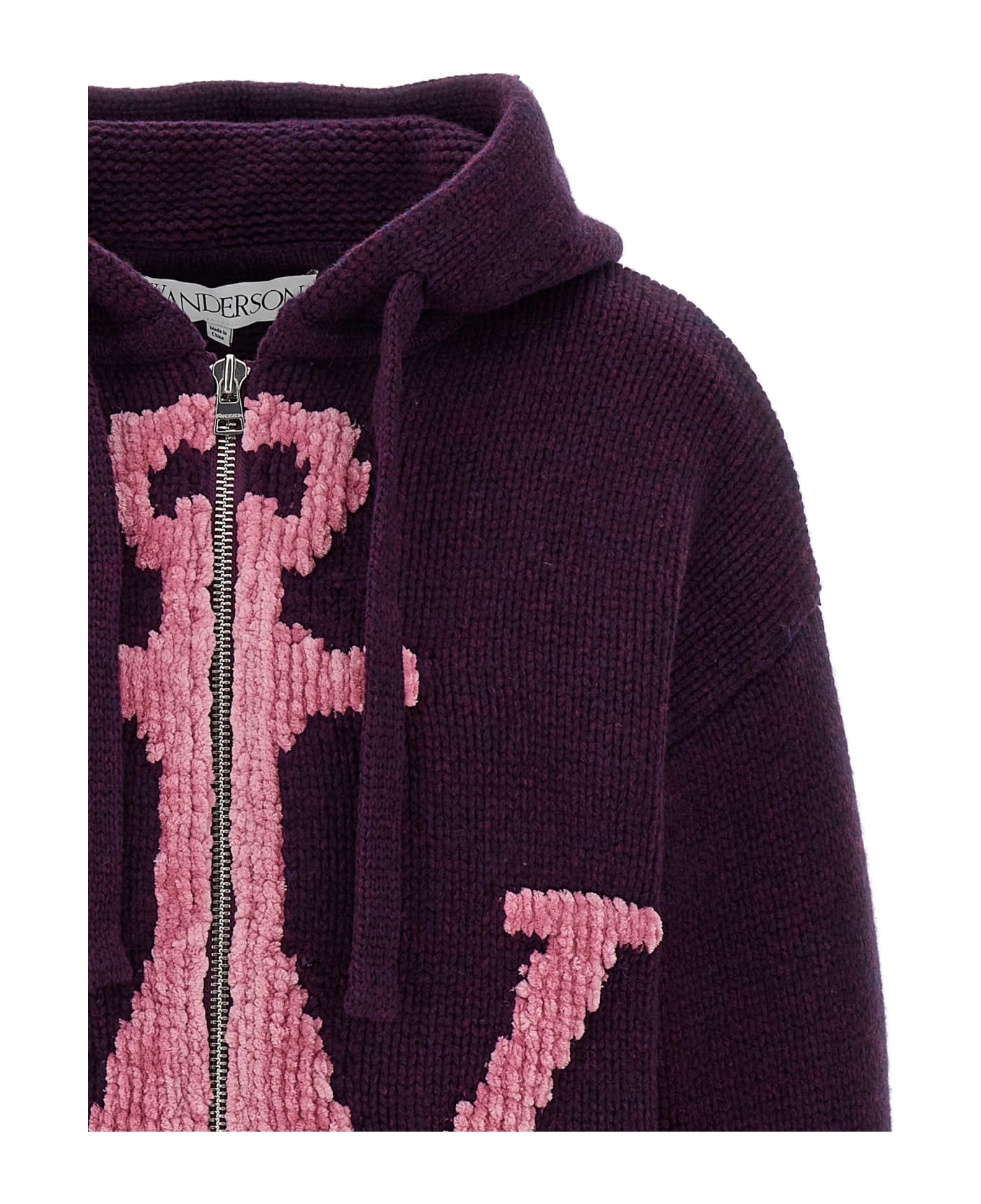 J.W. Anderson 
anchor Jwa
 Hoodie - PLUM