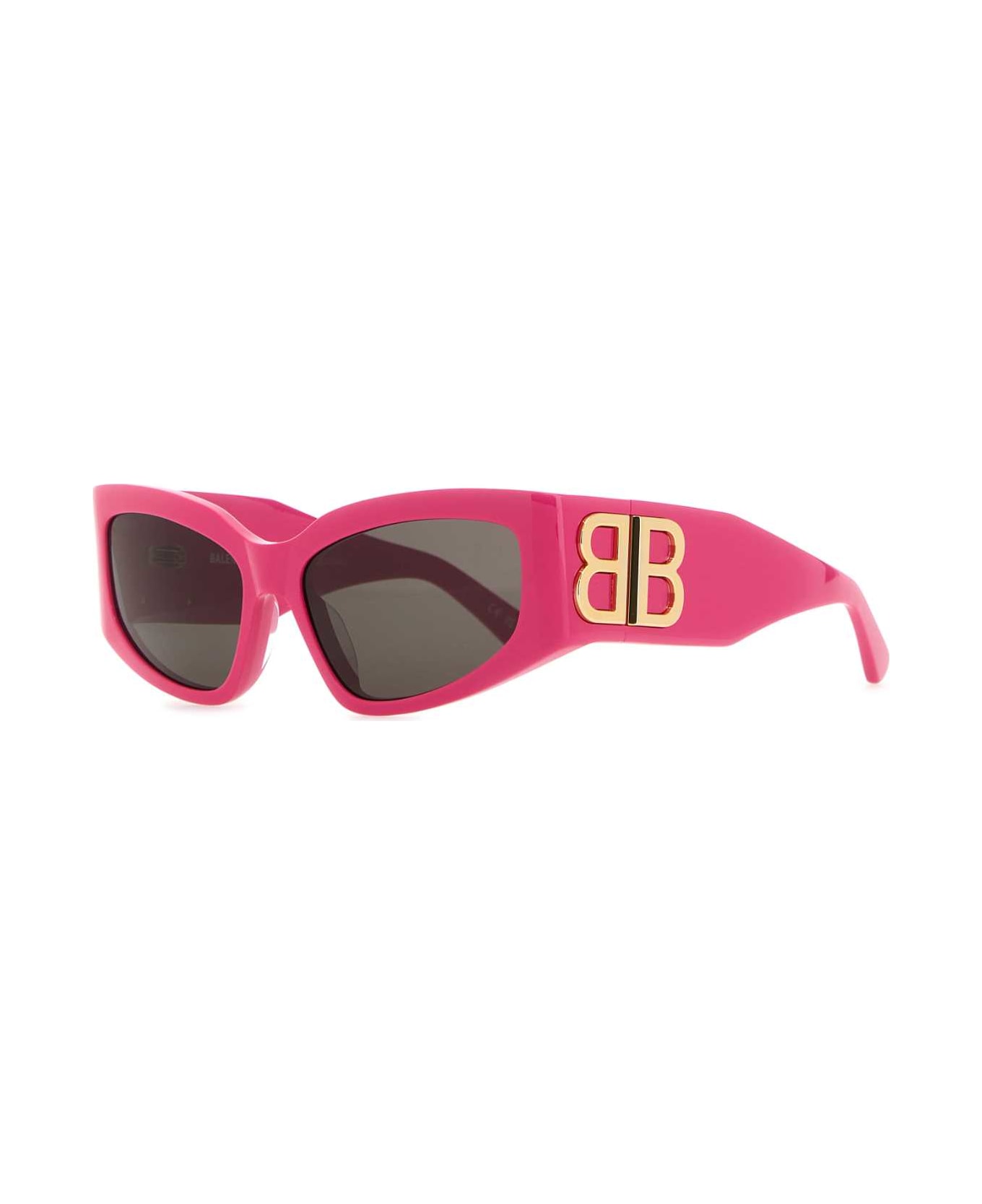 Balenciaga Fuchsia Acetate Bossy Cat Sunglasses - BRIGHTPINK