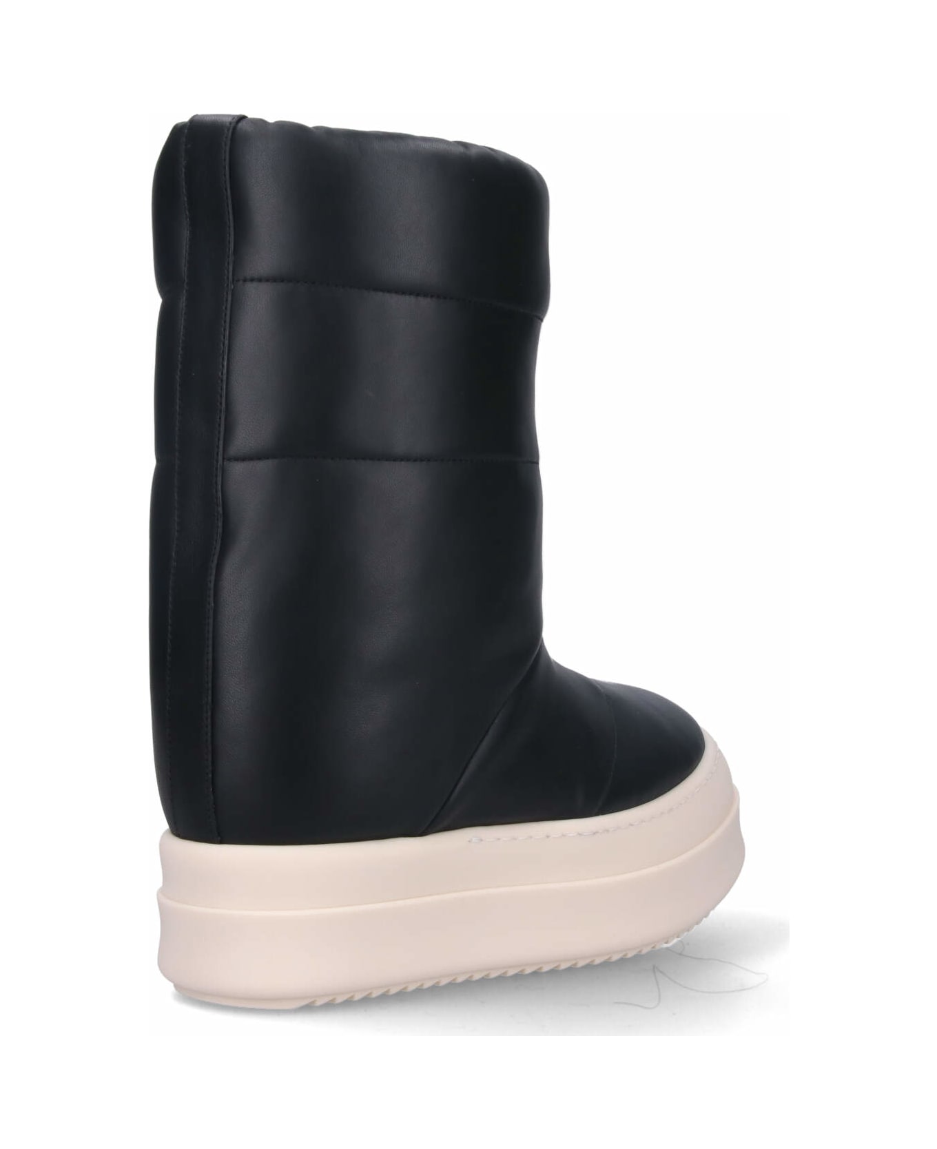 Rick Owens 'puffer Sneak' Padded Boots - Black  