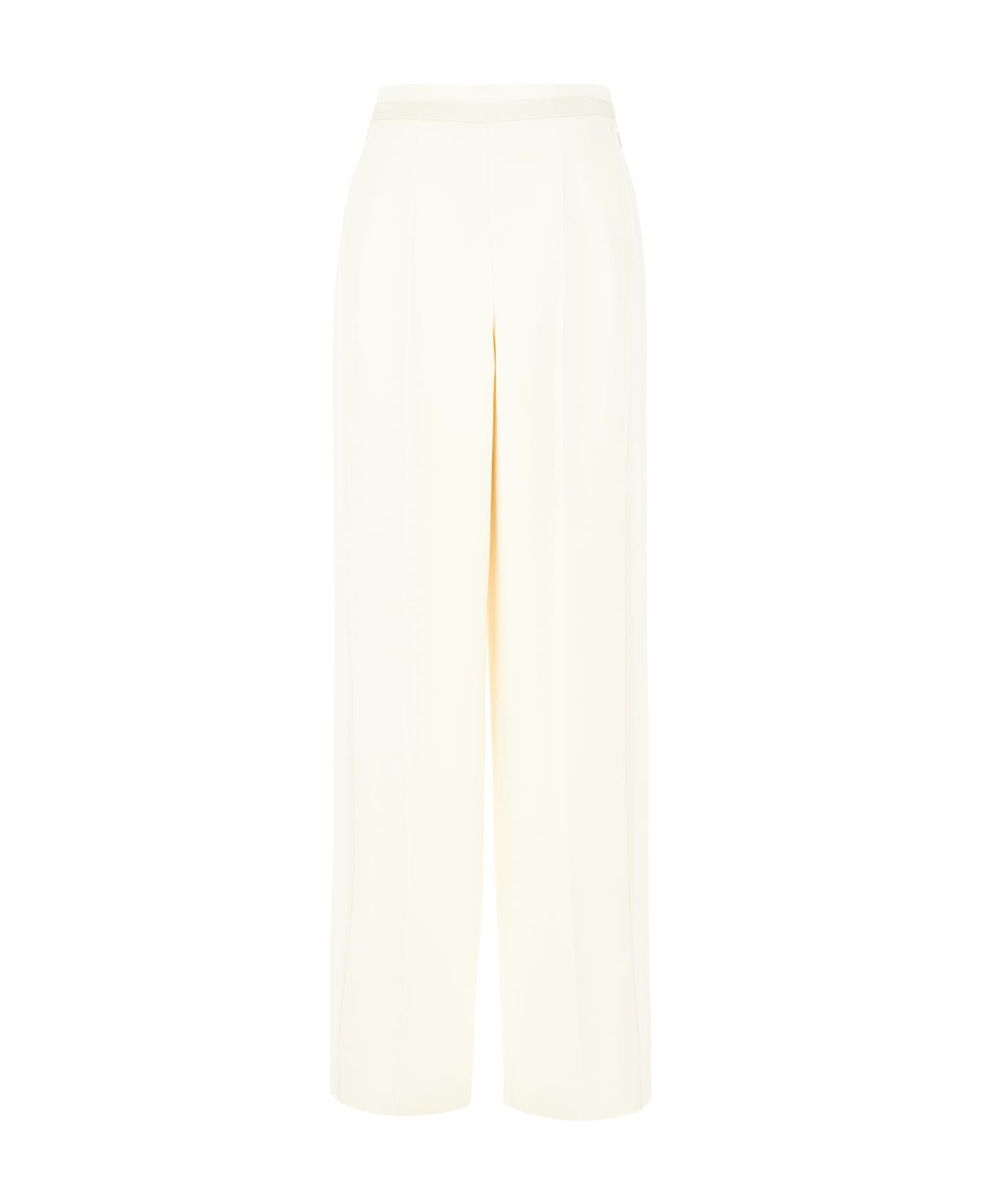 Fendi Ivory Wool Blend Pant - OFF WHITE