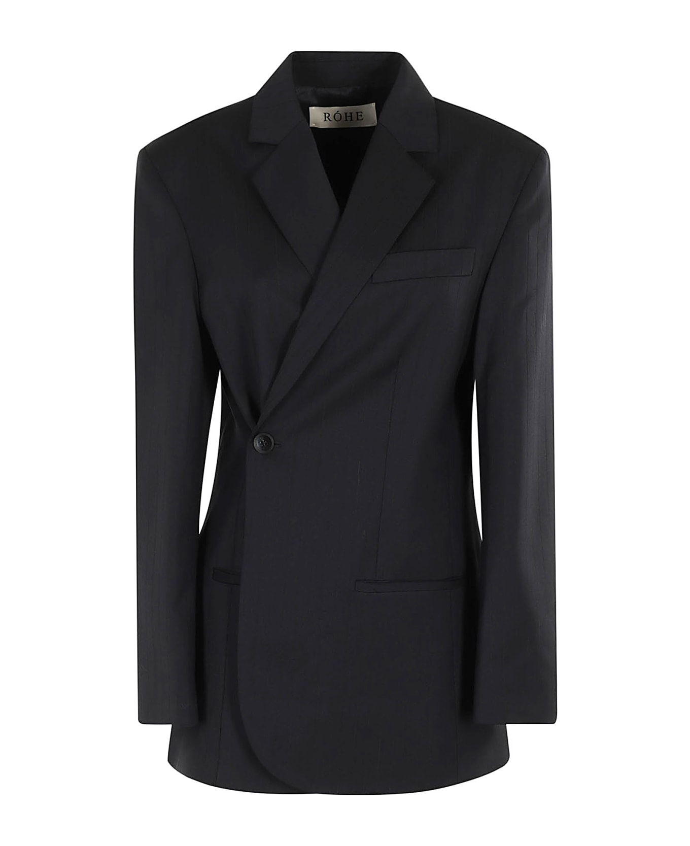 Róhe Overlap Blazer - Night Stripe