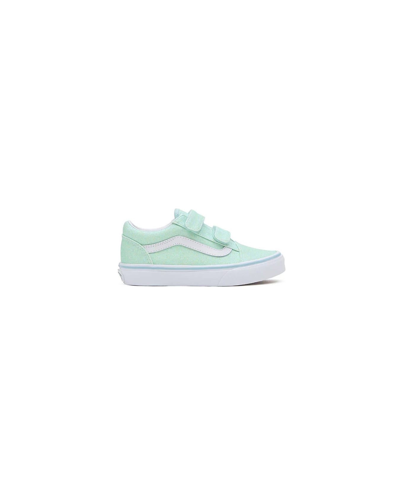 Vans Uy Old Skool V Glitter Pastel Blue - BABY BLUE