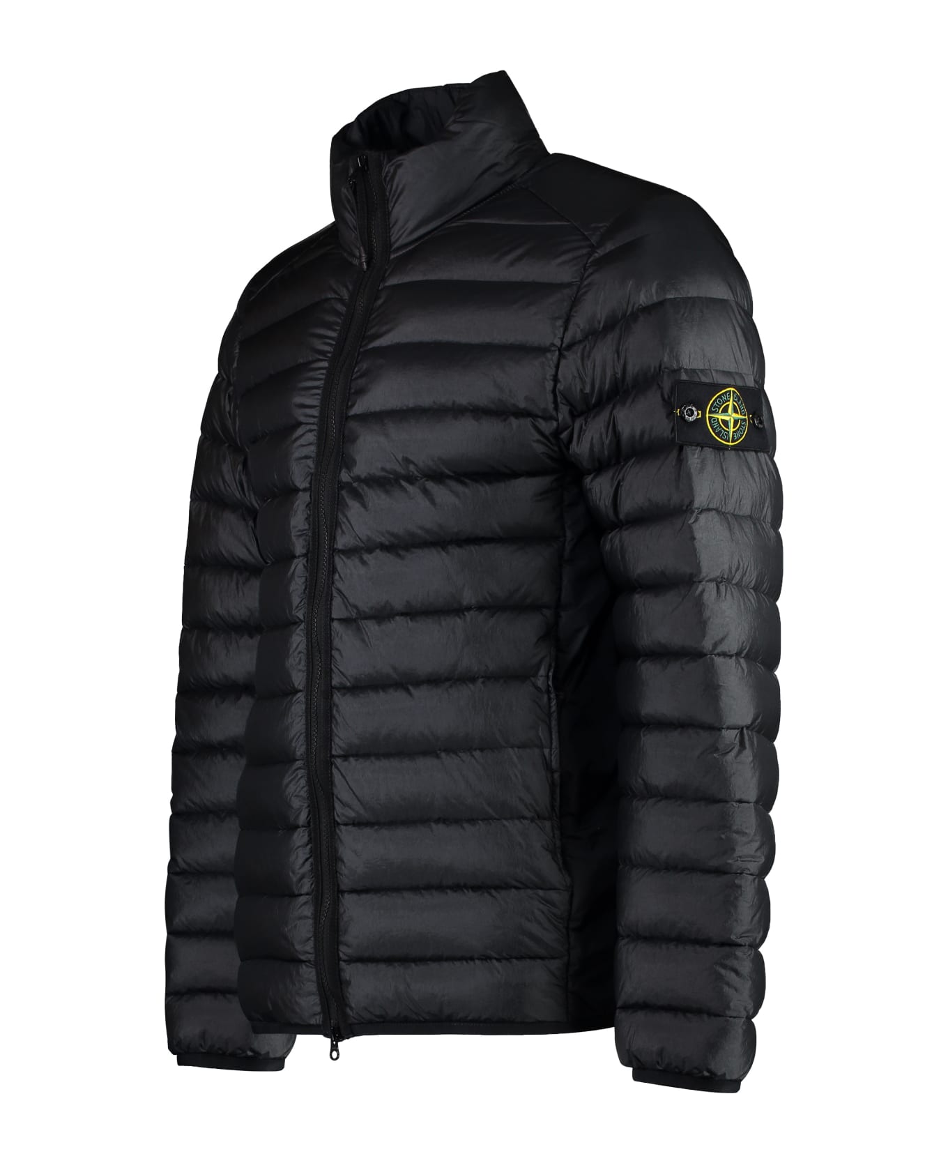 Stone Island Techno Fabric Down Jacket - black