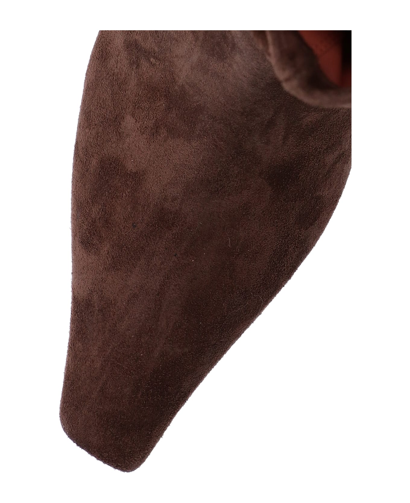 Amina Muaddi 'jamie' Ankle Boots - Brown