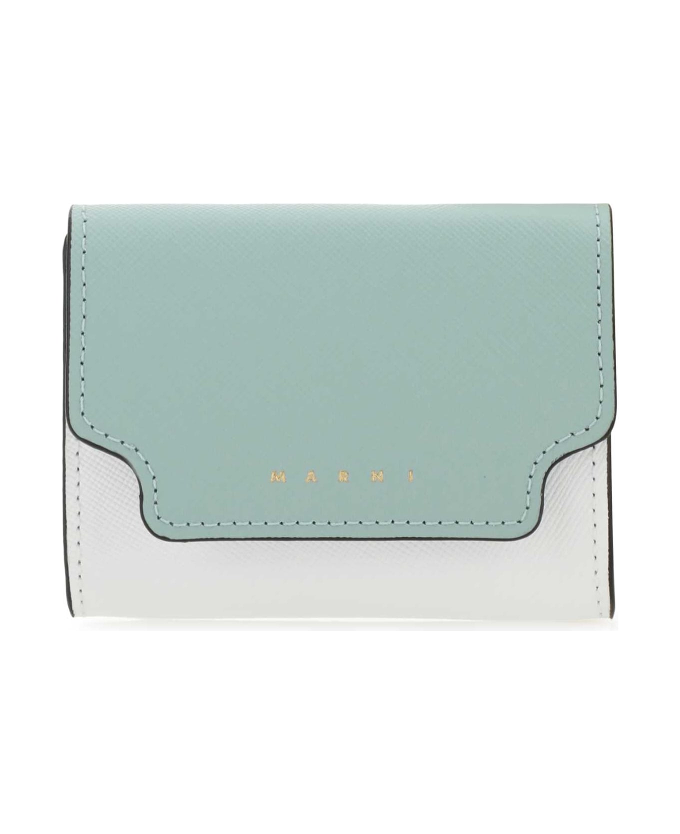 Marni Two-tone Leather Coin Purse - Z120N