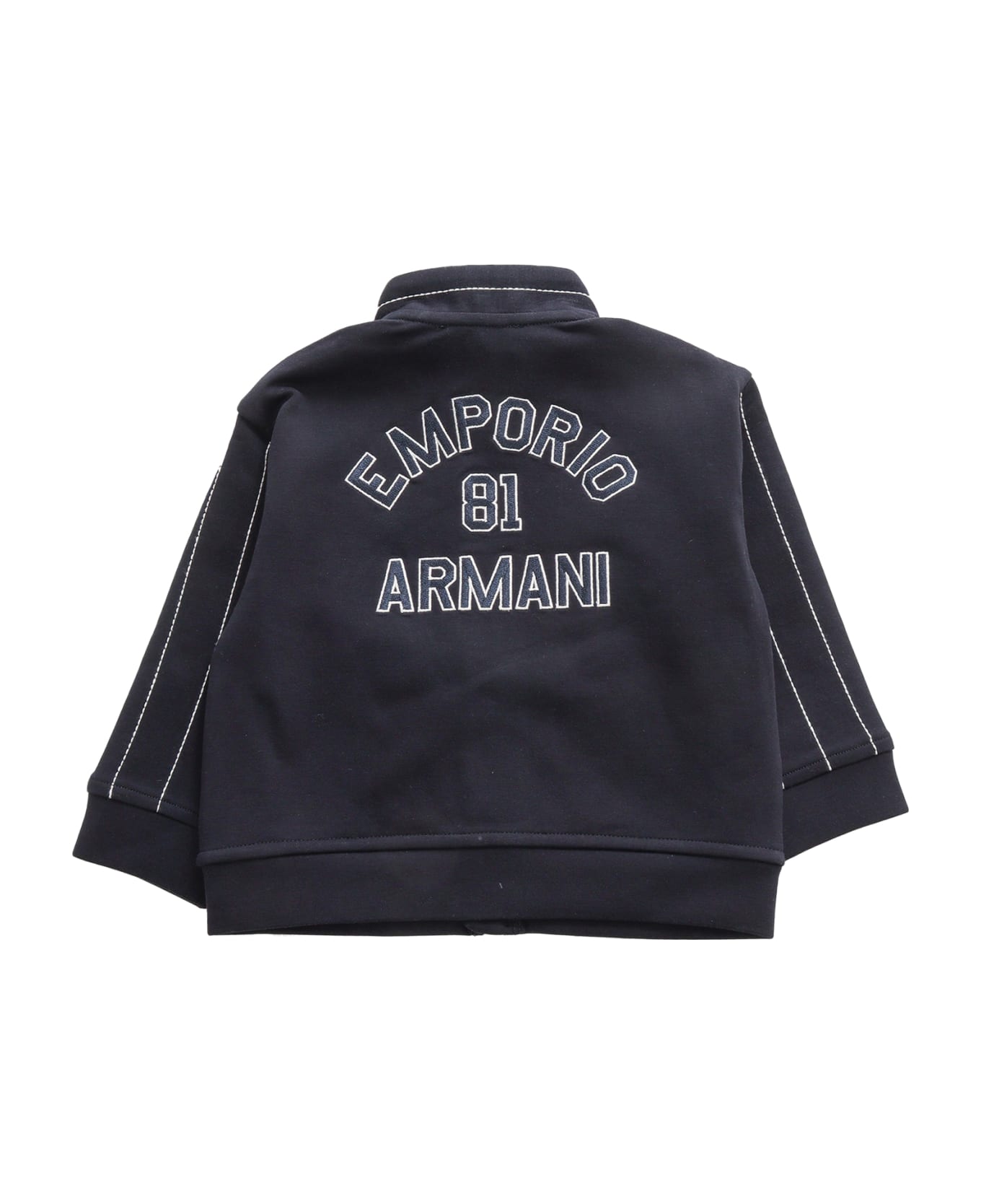 Emporio Armani Zip Sweatshirt - BLUE
