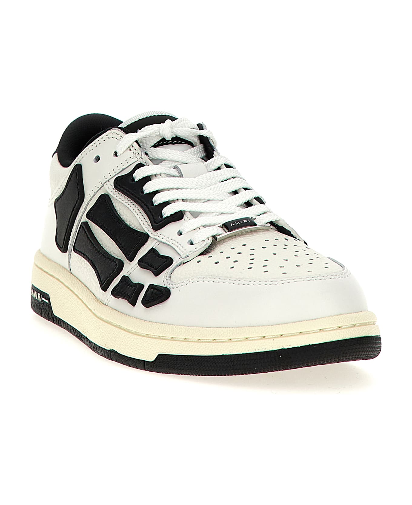 AMIRI 
skel Top Low
 Sneakers - WHITE/BLACK