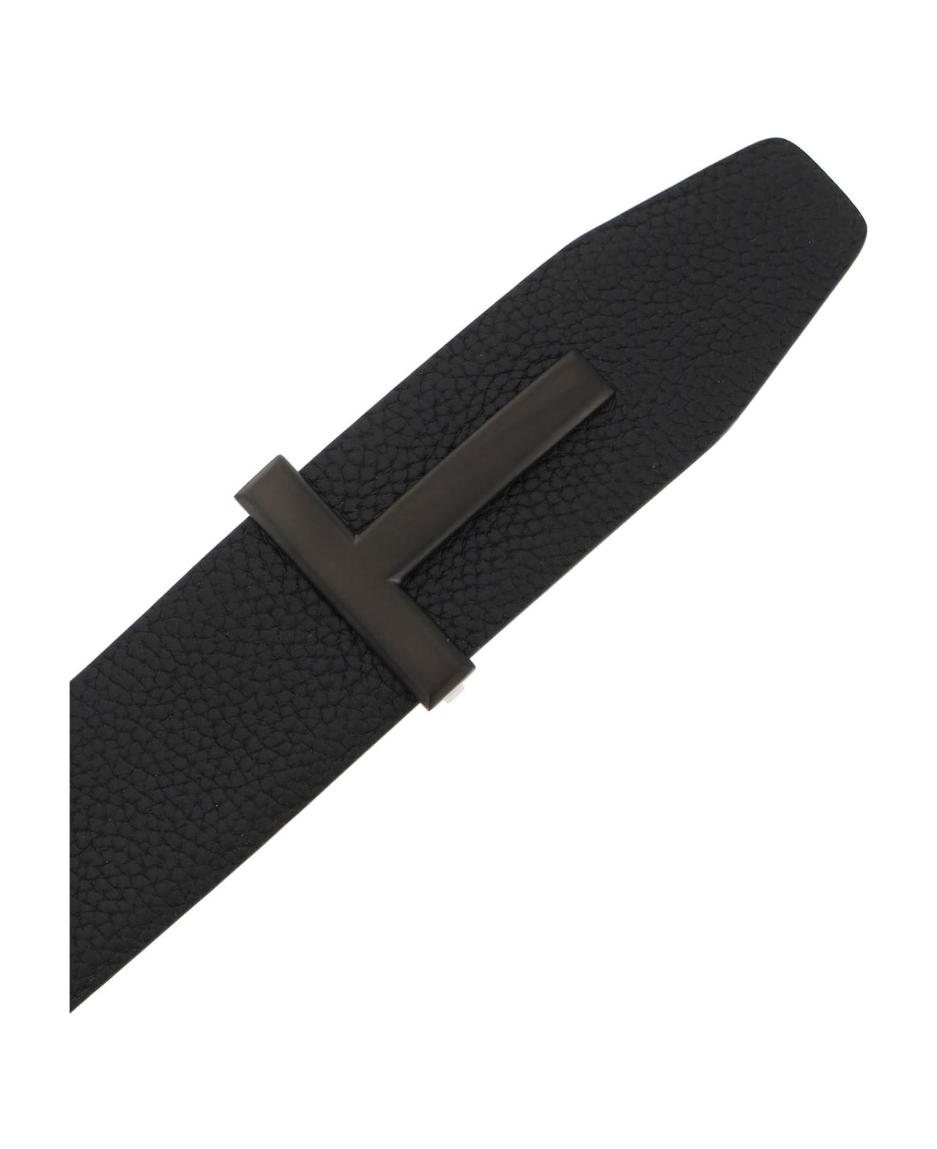 Tom Ford Logo Buckle Belt - Black