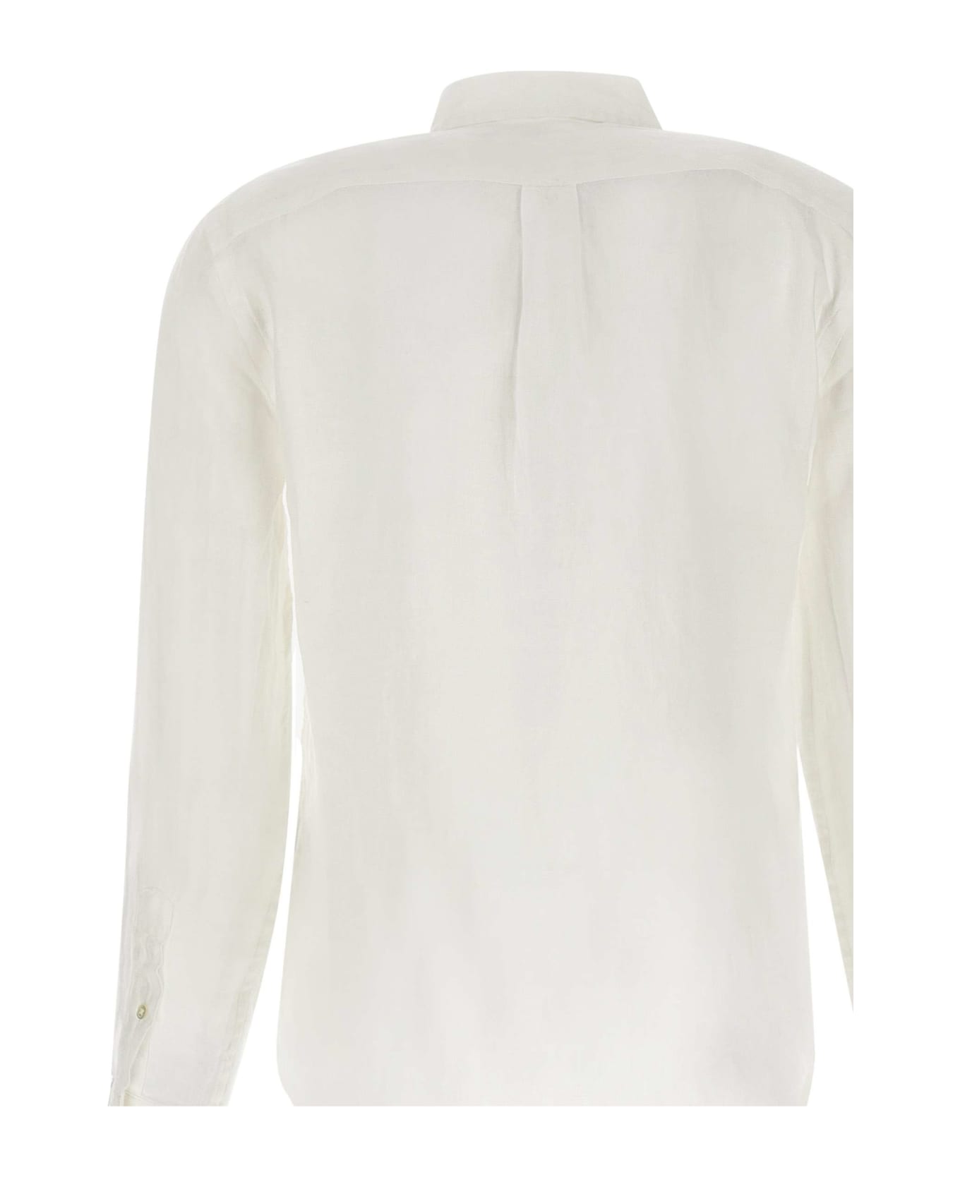 Ralph Lauren 'classic' Linen Shirt - White