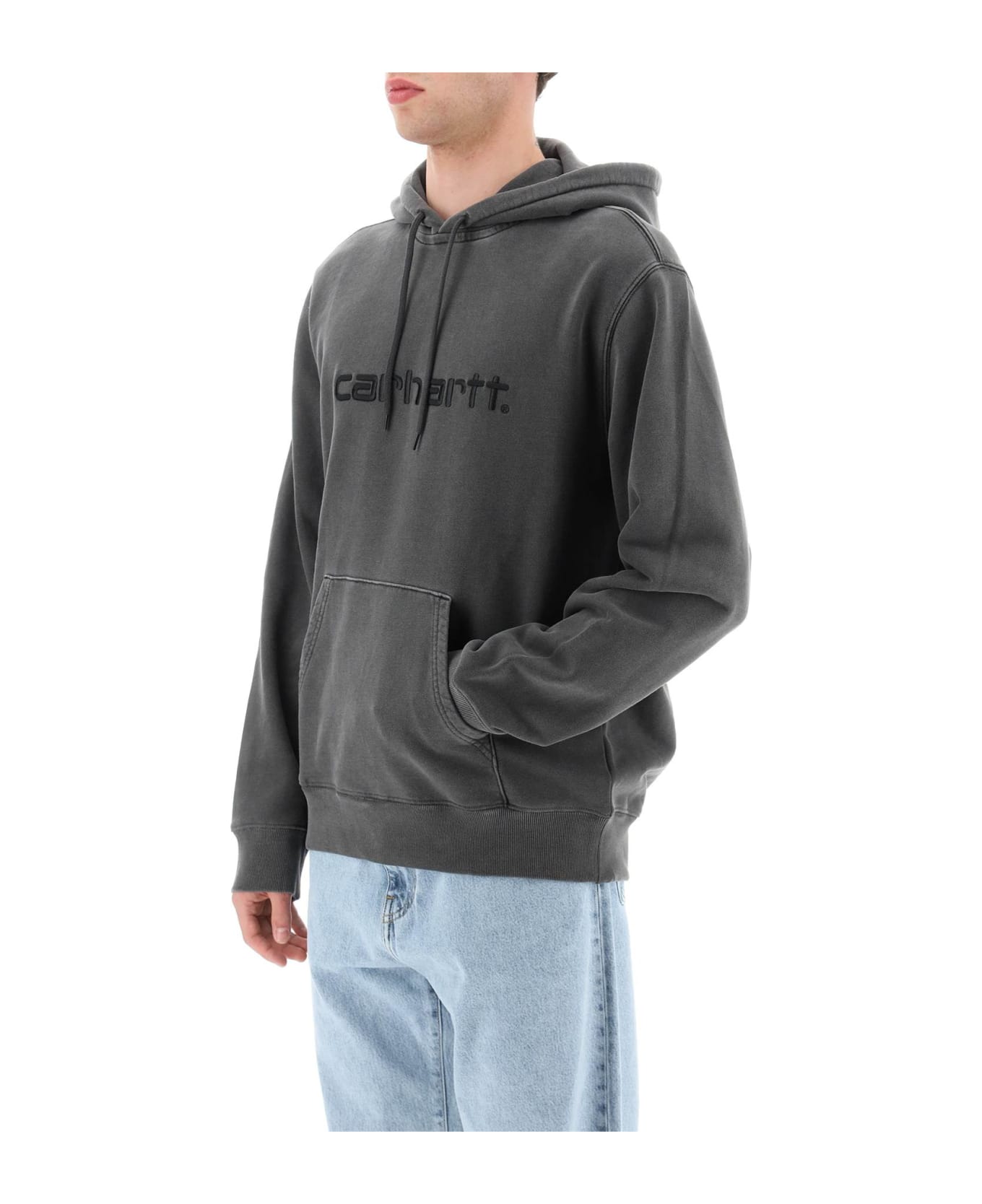 Carhartt Hoodie With Logo Embroidery - GREY