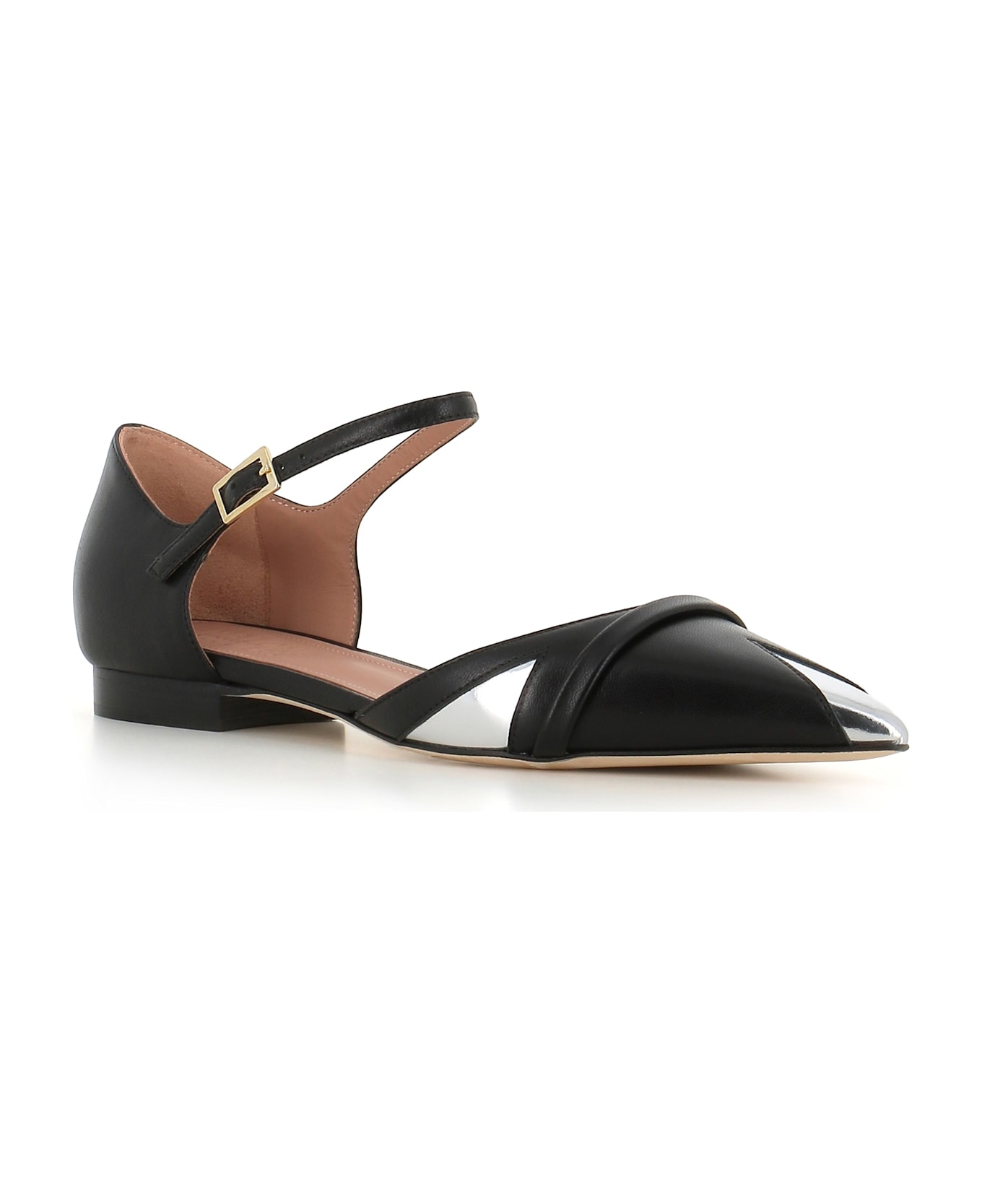 Malone Souliers Ballerina Hayes 10-16 - Black/silver