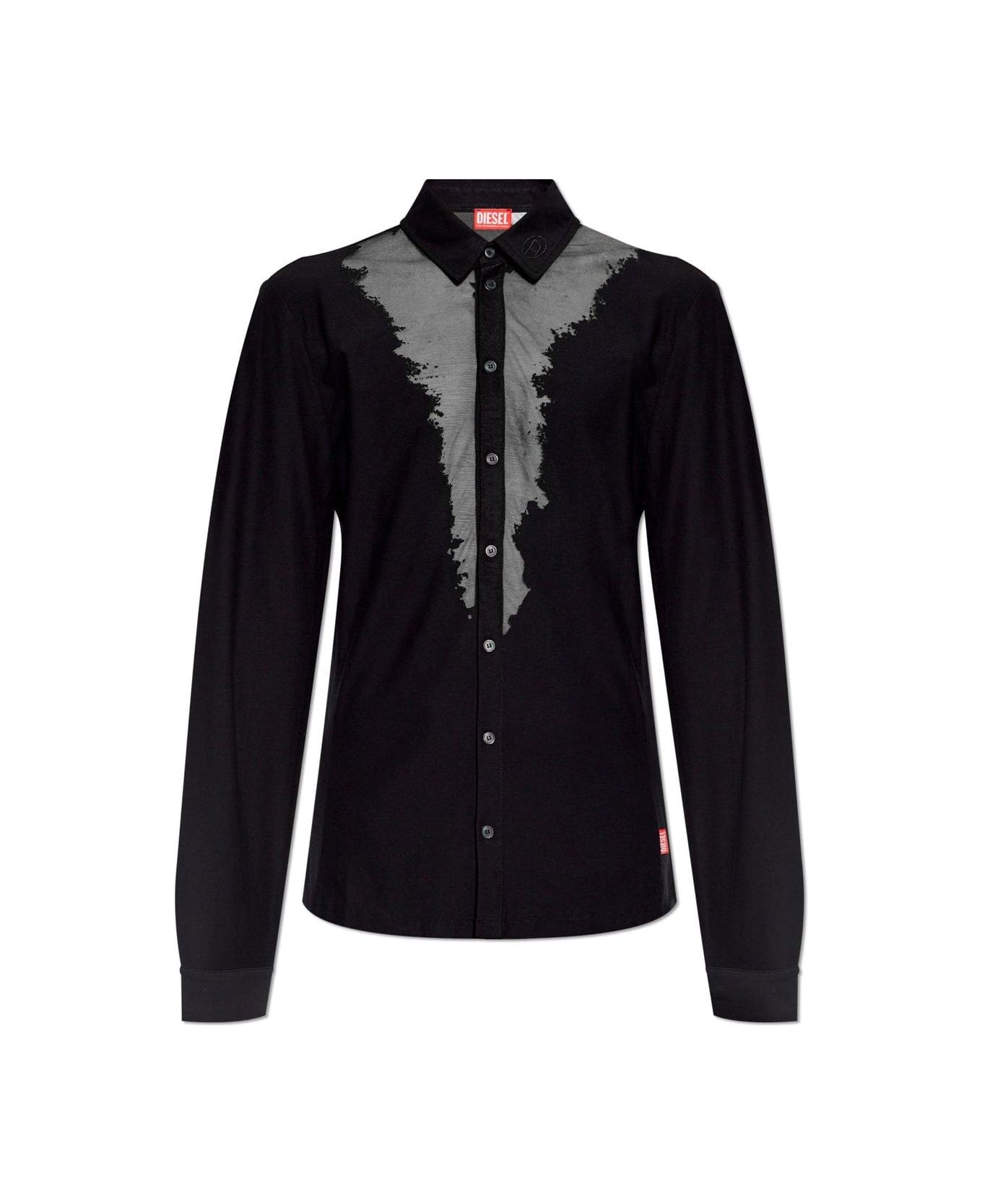 Diesel S-sun-plain Long-sleeved Shirt - Xx