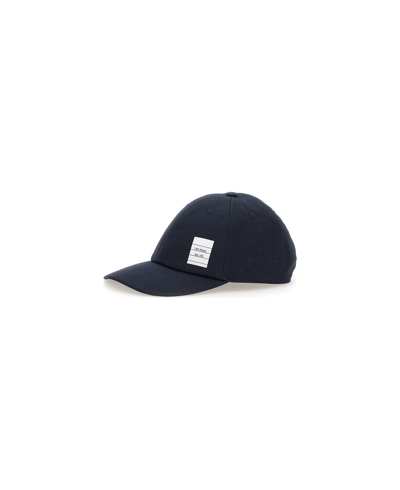 Thom Browne 'classic' Cotton Hat - BLUE 帽子