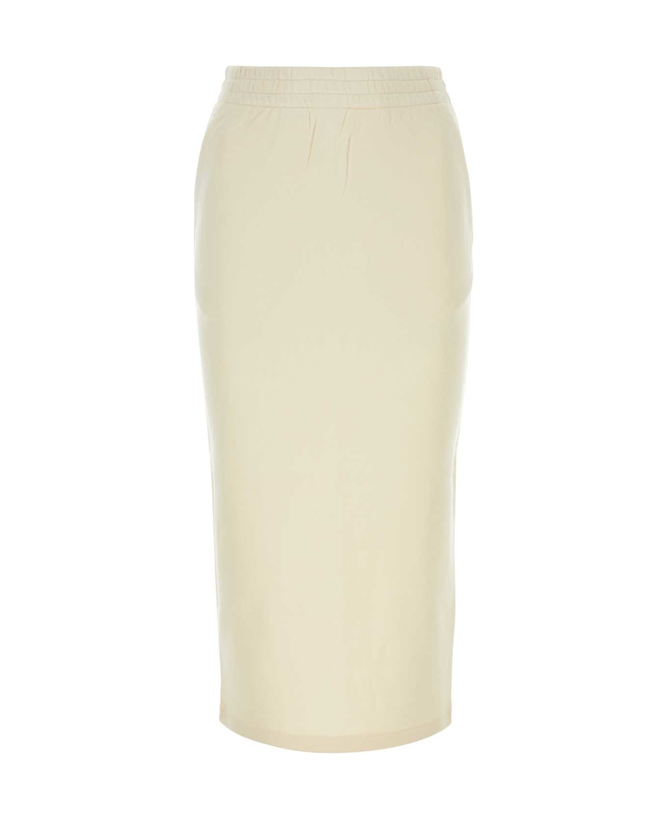 Prada Cream Cotton Skirt - NATURALE