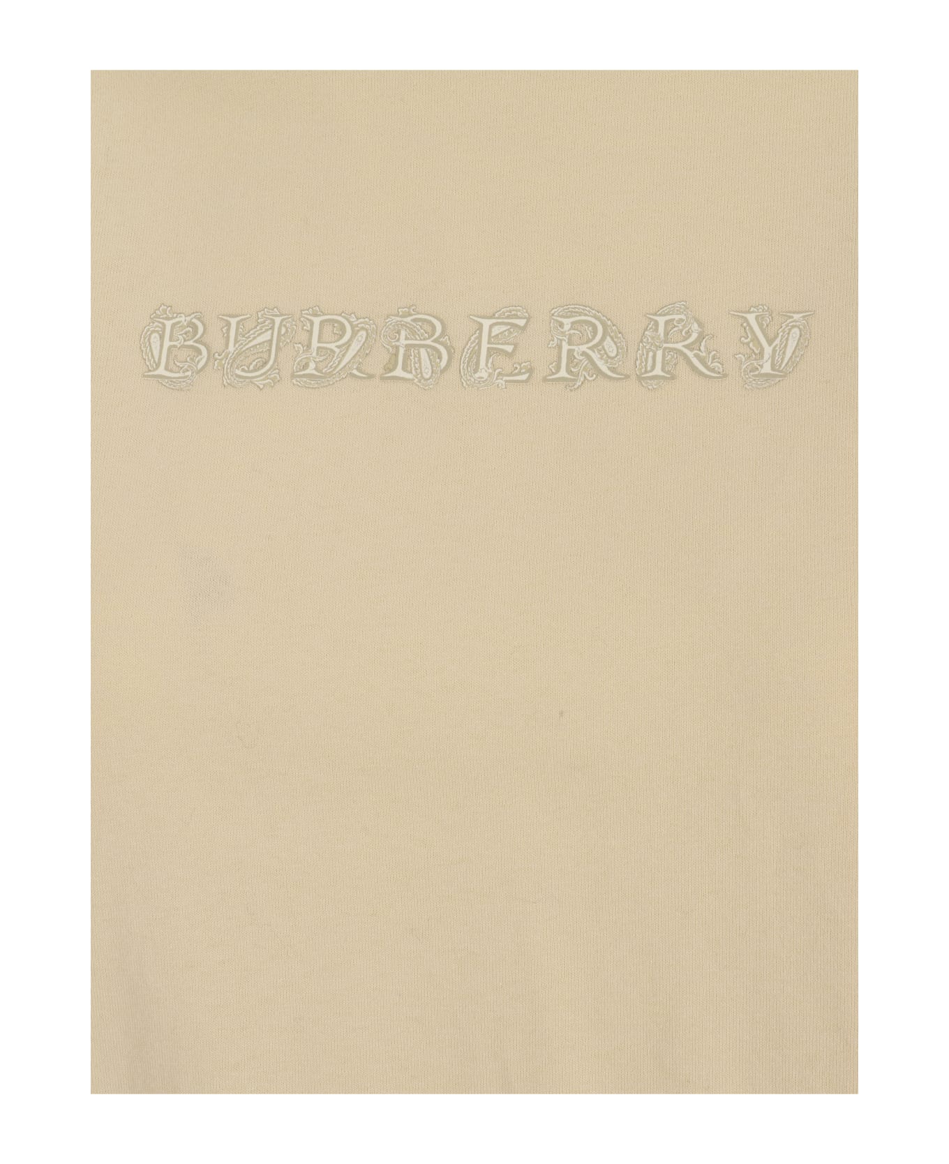 Burberry T-shirt With Paisley Logo - CANDLE