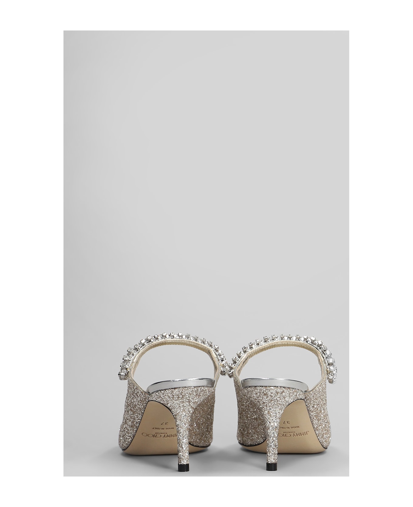 Jimmy Choo Bing 65 Pumps In Gold Glitter - gold
