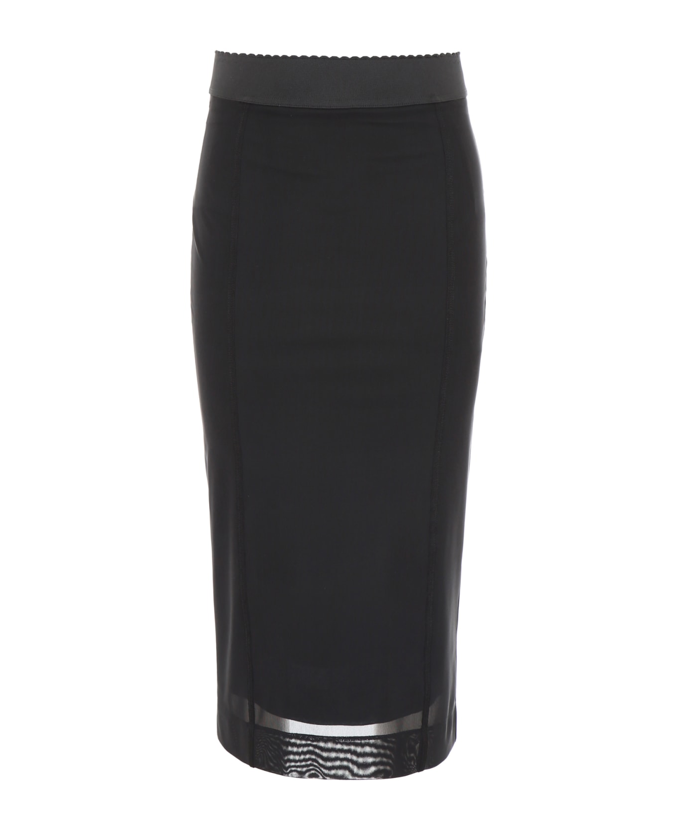 Dolce & Gabbana Mesh Skirt - NERO (Black)