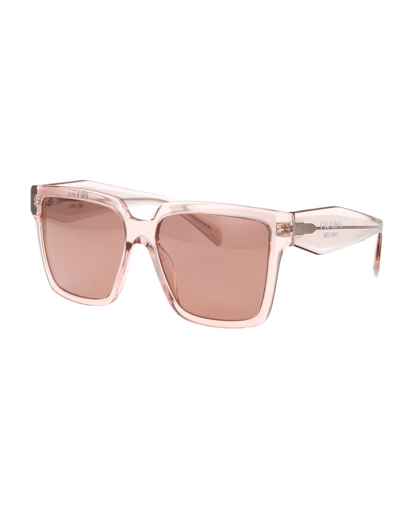 Prada Eyewear 0pr 24zs Sunglasses - 13I08M Geranium/Petal Crystal