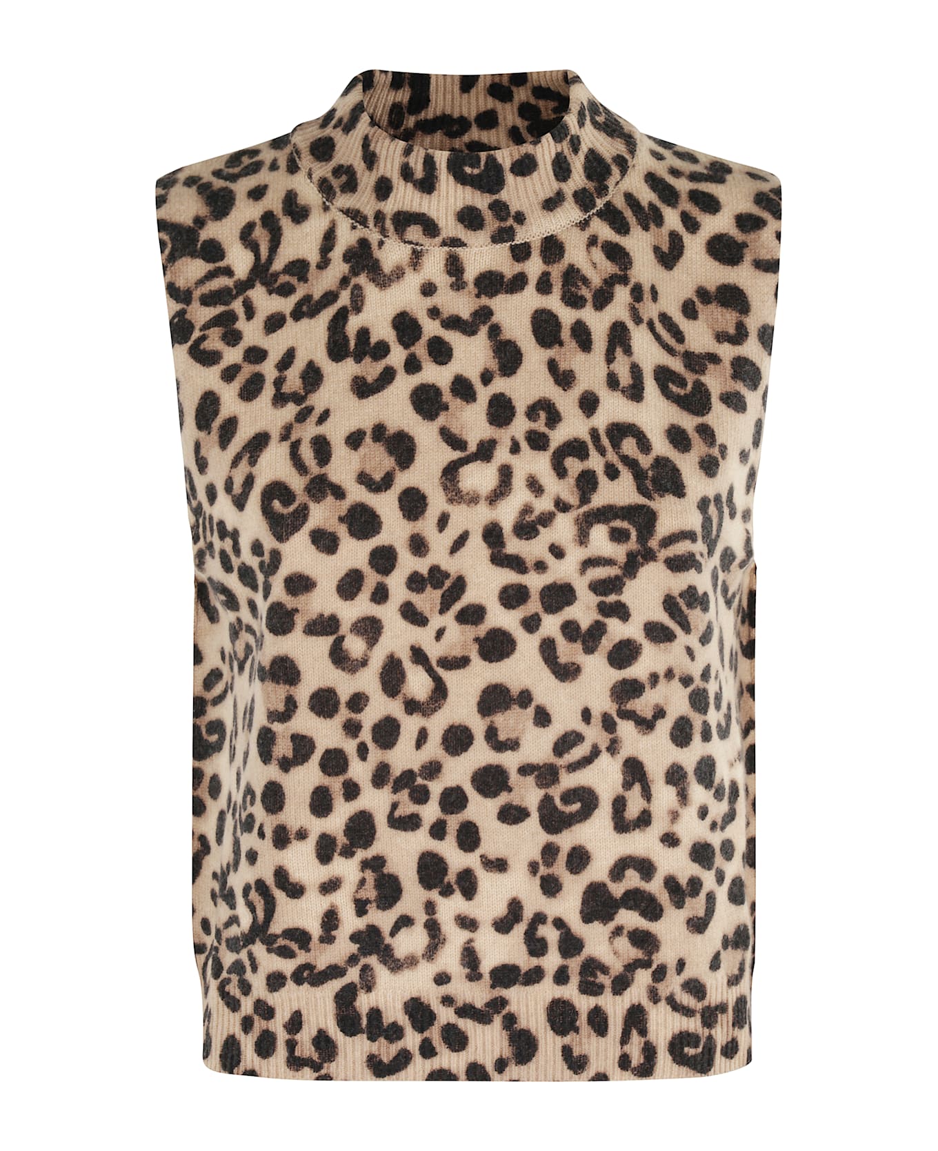SEMICOUTURE Gilet Frederique - Macula Leopardo