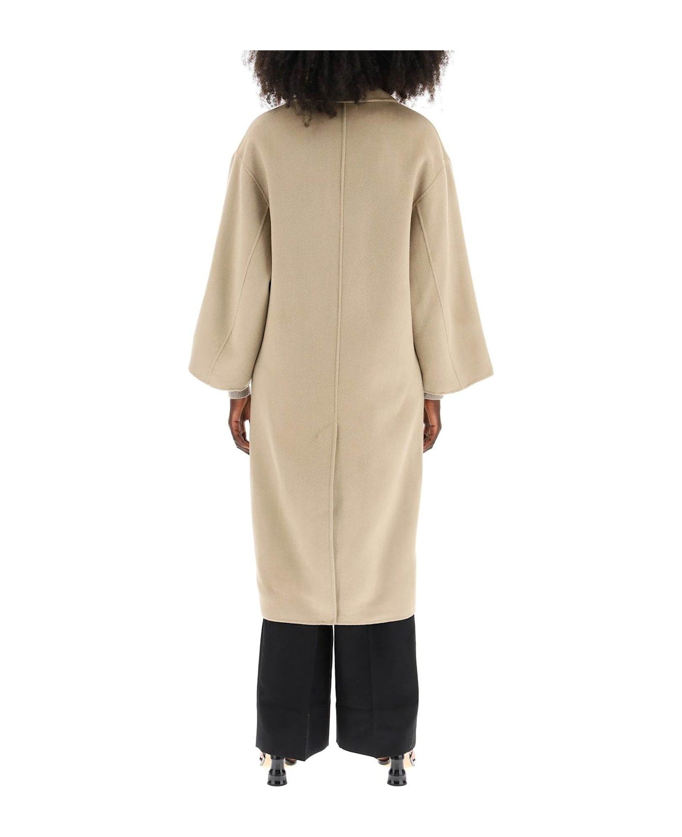 Loulou Studio Borneo Double Breasted Coat - Taupe