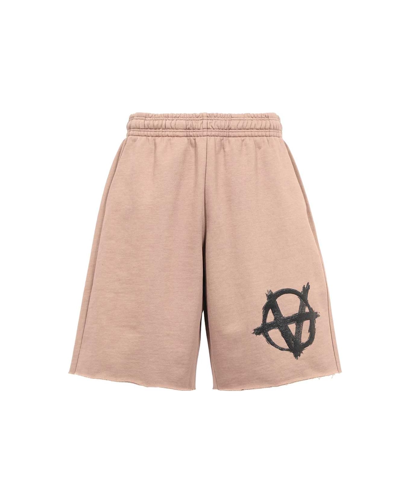 VETEMENTS Cotton Bermuda Shorts - brown