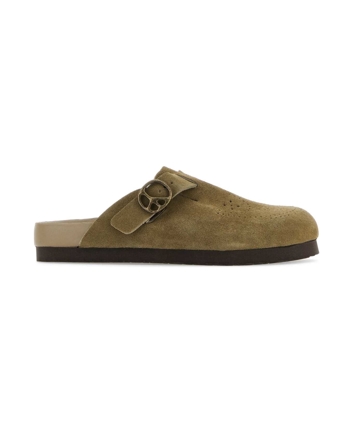 Needles Biscuit Suede Slippers - ATAUPE